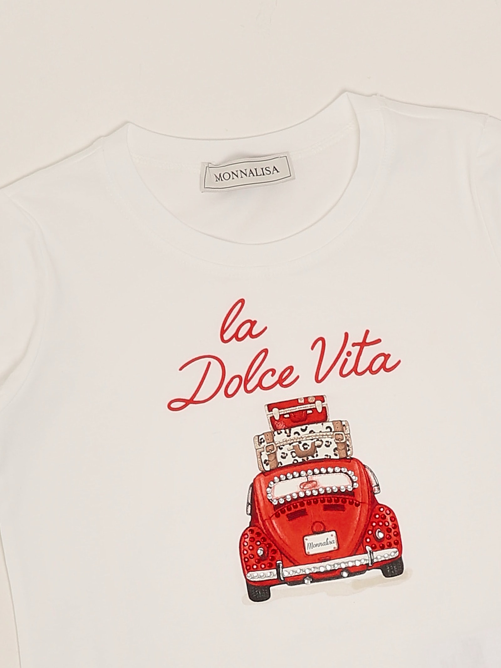 Monnalisa T-shirt T-shirt In White