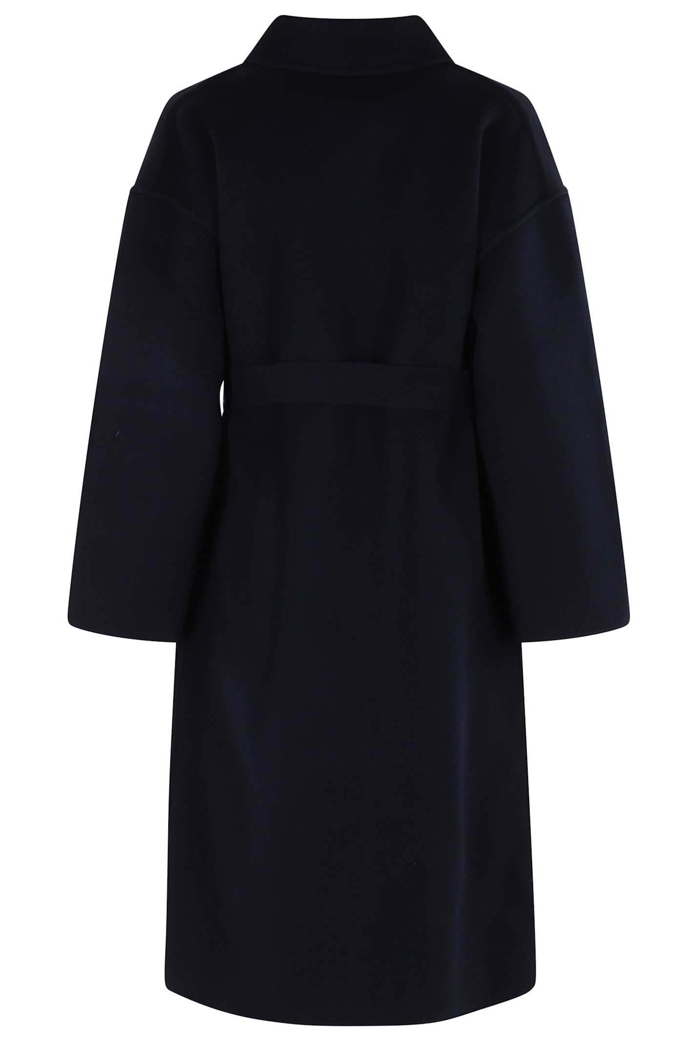 Semicouture Semi Couture Double-breasted Alice Coat With Notched Collar In Blue