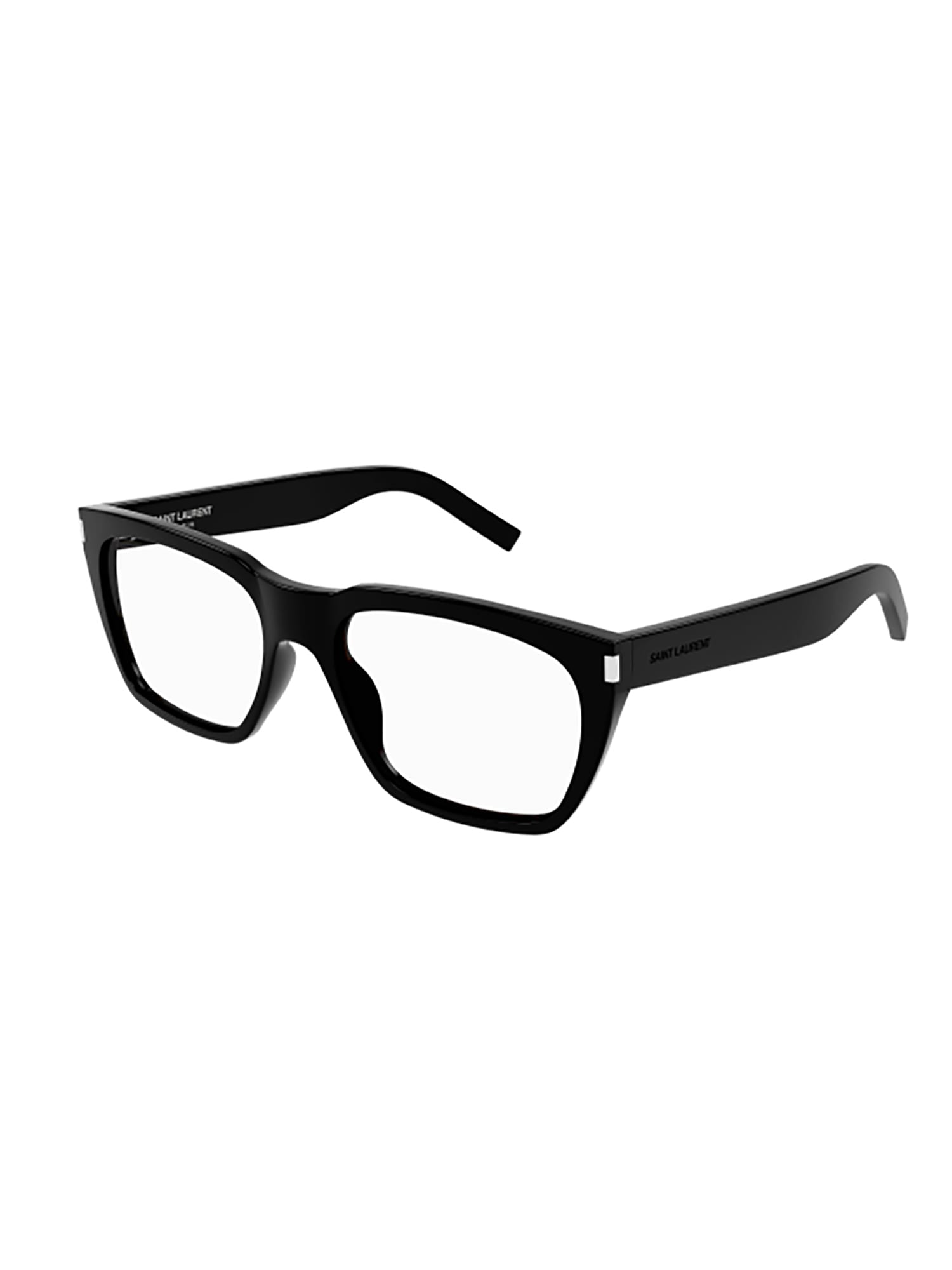 Saint Laurent Sl 598 Opt Eyewear In 001 Black Black Transpare