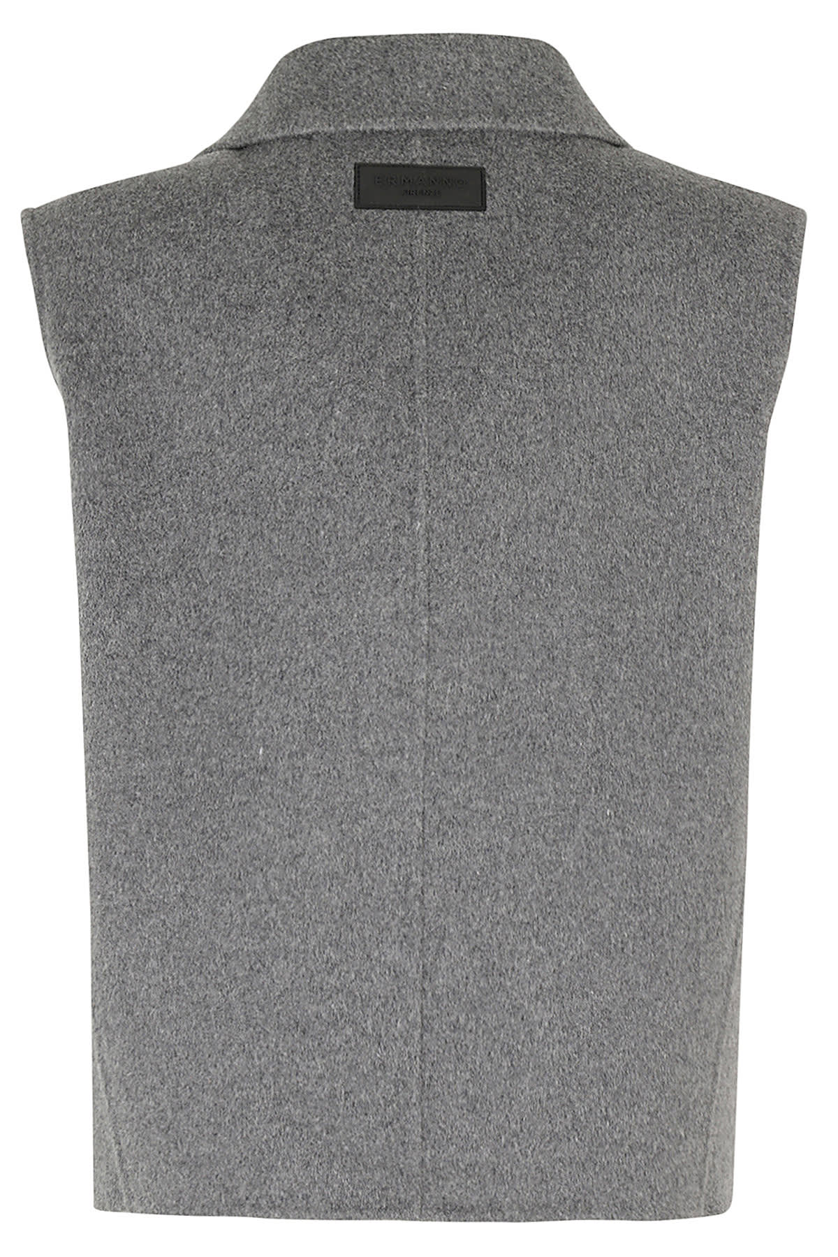 Shop Ermanno Firenze Gilet In Grigio Medio