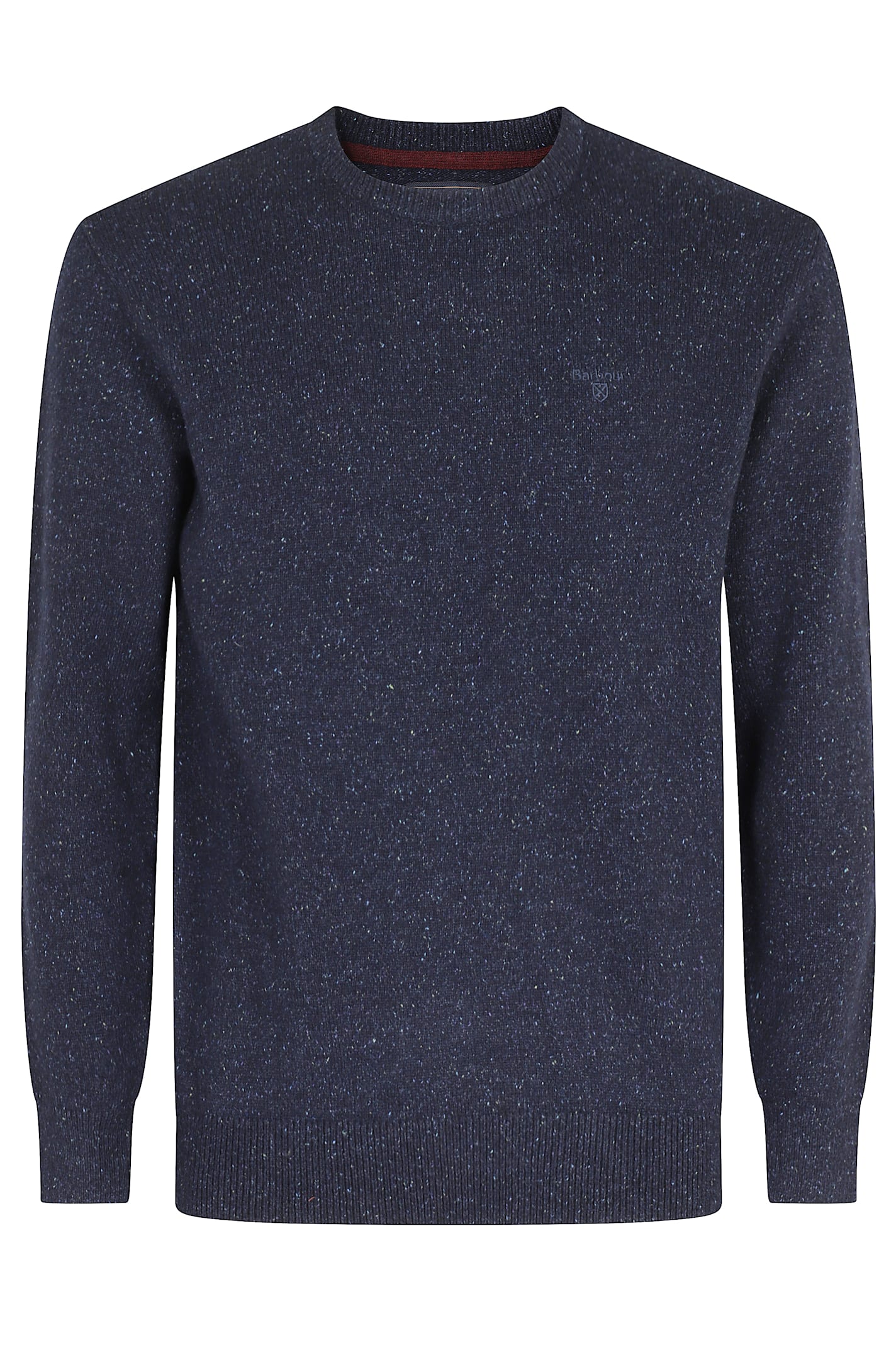 Barbour Tisbury Crewneck Knitted Jumper In Blue