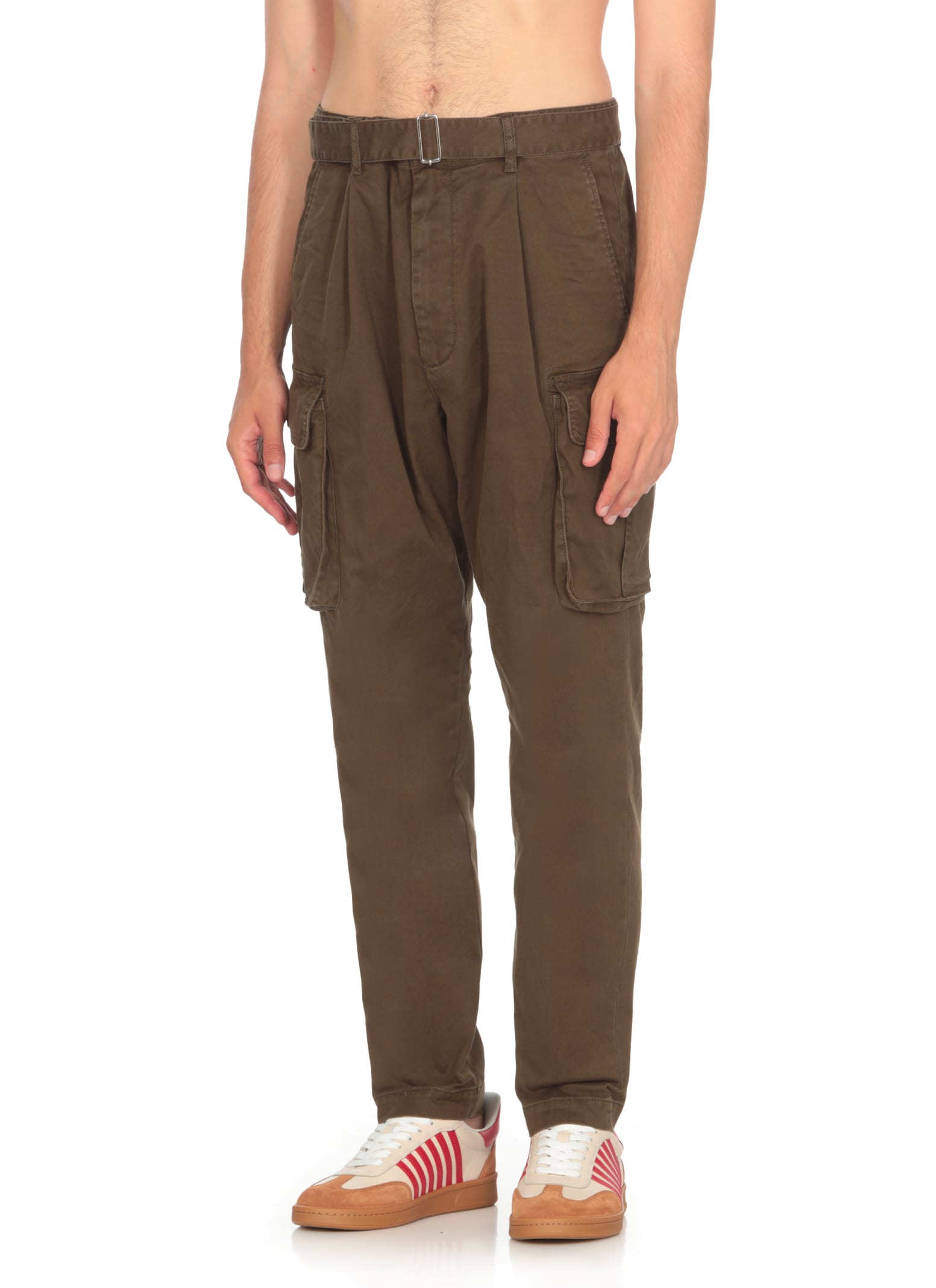 Shop Dsquared2 Hunter One Trousers In Green