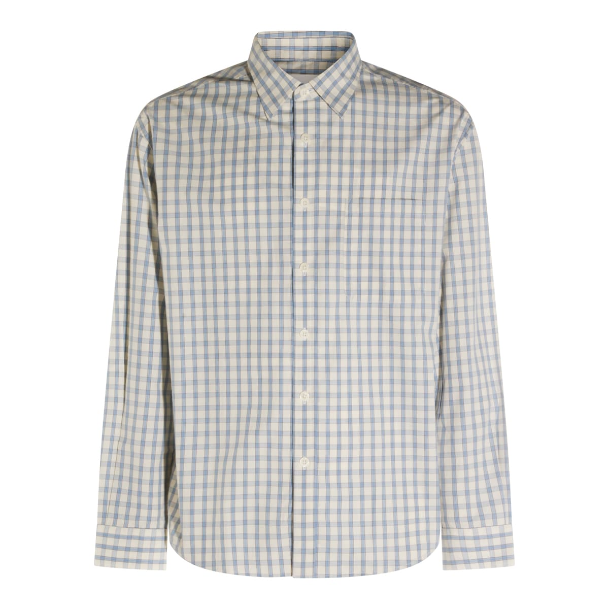 Jil Sander Grey Cotton Shirt