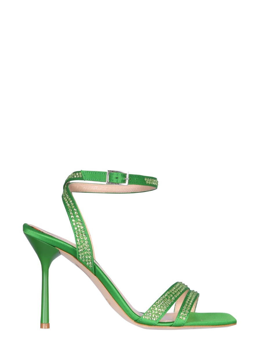 Shop Liu •jo Camellia Sandals In Green