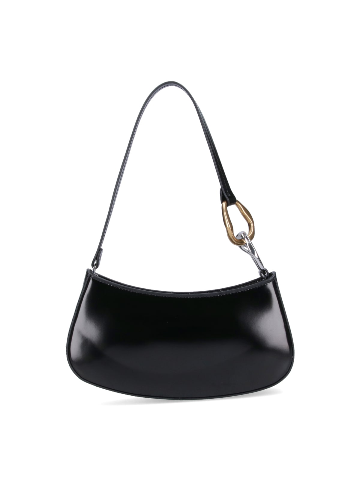 Shop Staud Ollie Shoulder Bag In Black