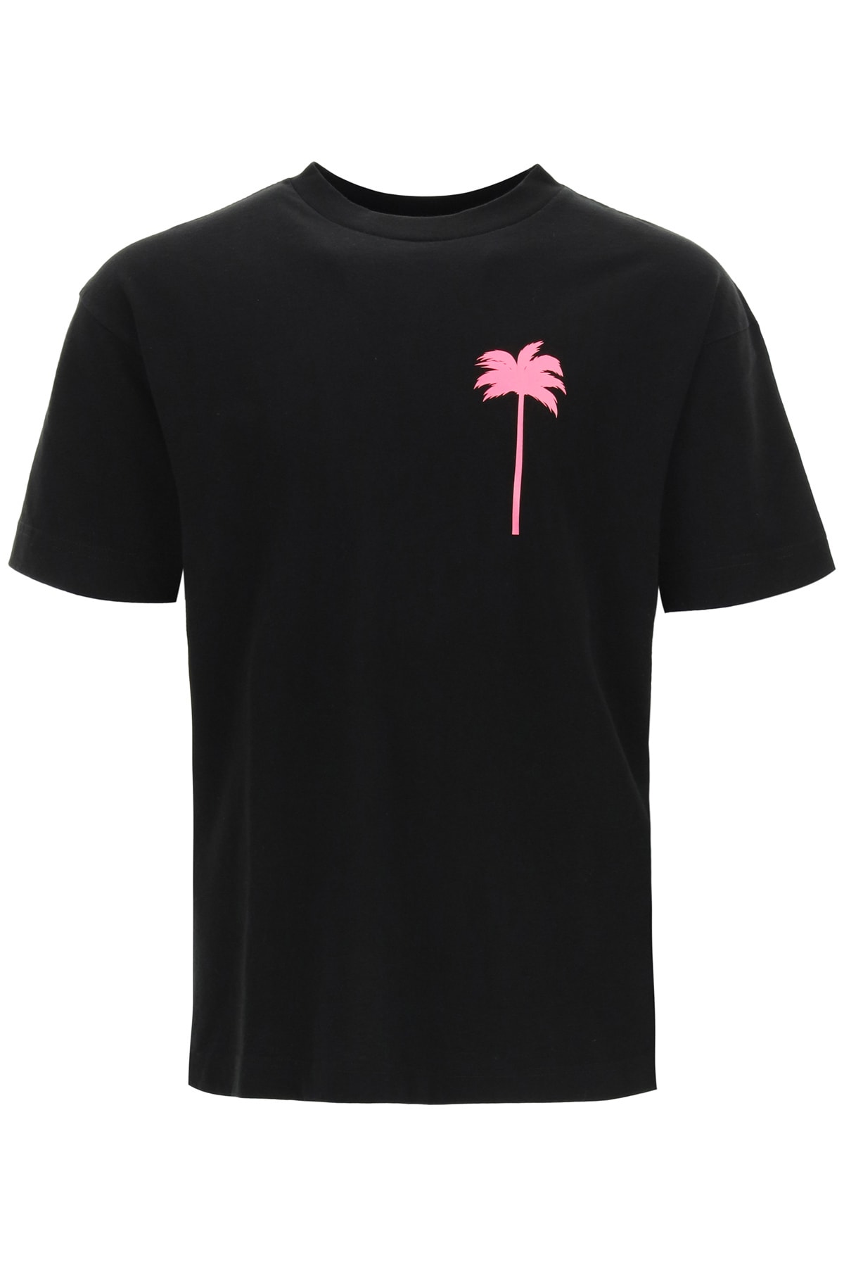 Palm Angels Neon Palm Tree Print T-shirt