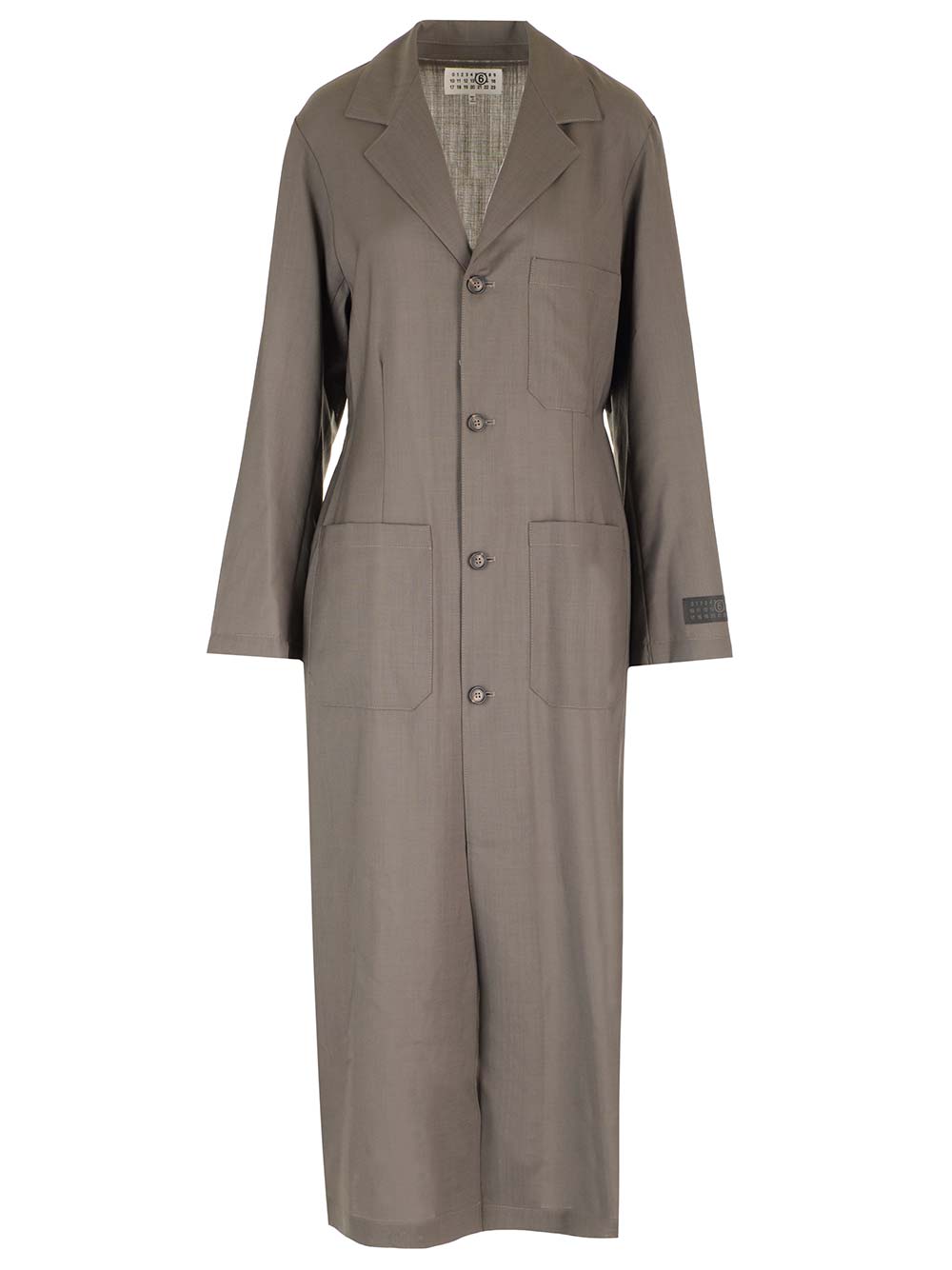 Wool Canvas Trench Coat