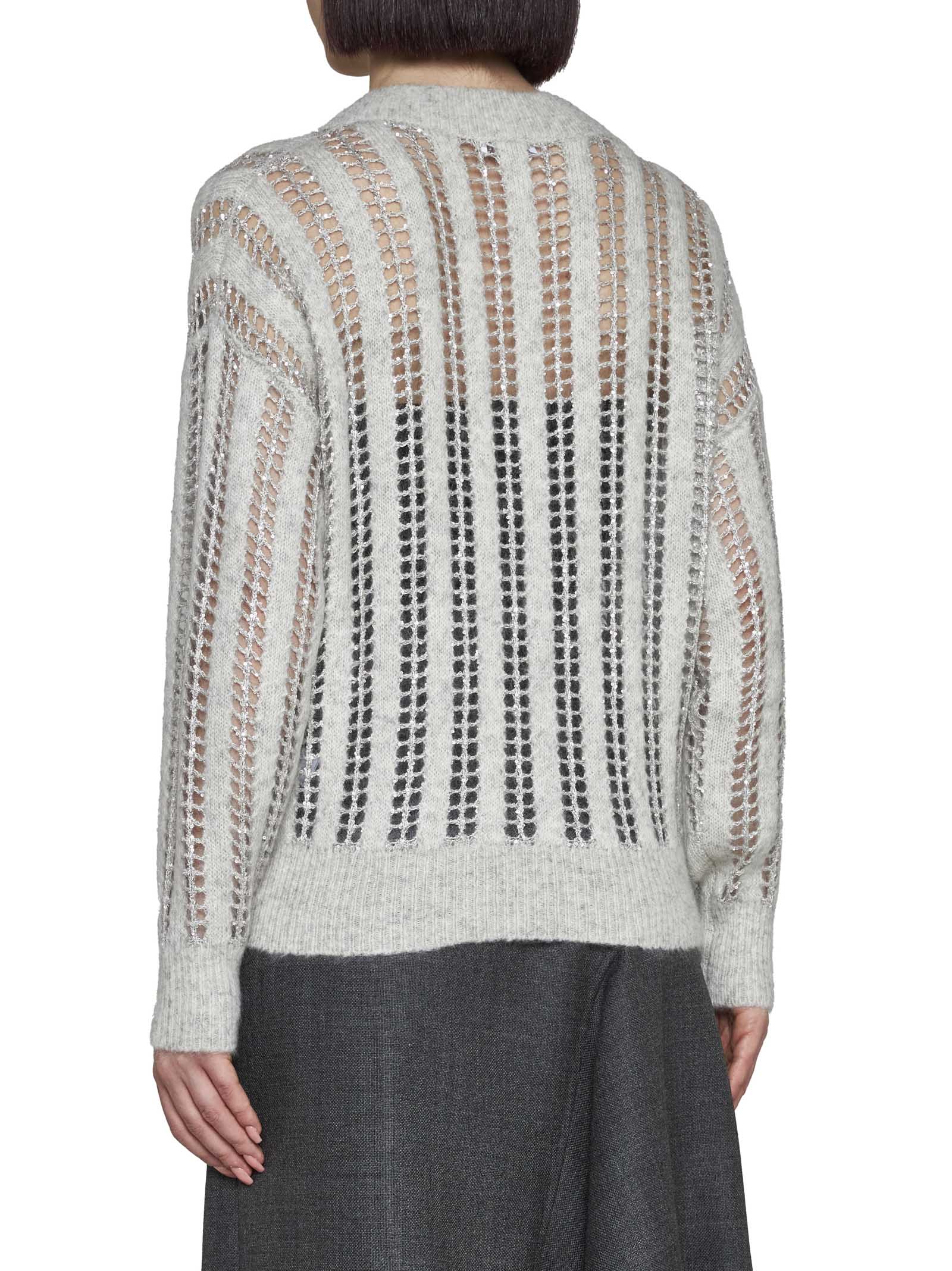 Shop Brunello Cucinelli Sweater In Grey