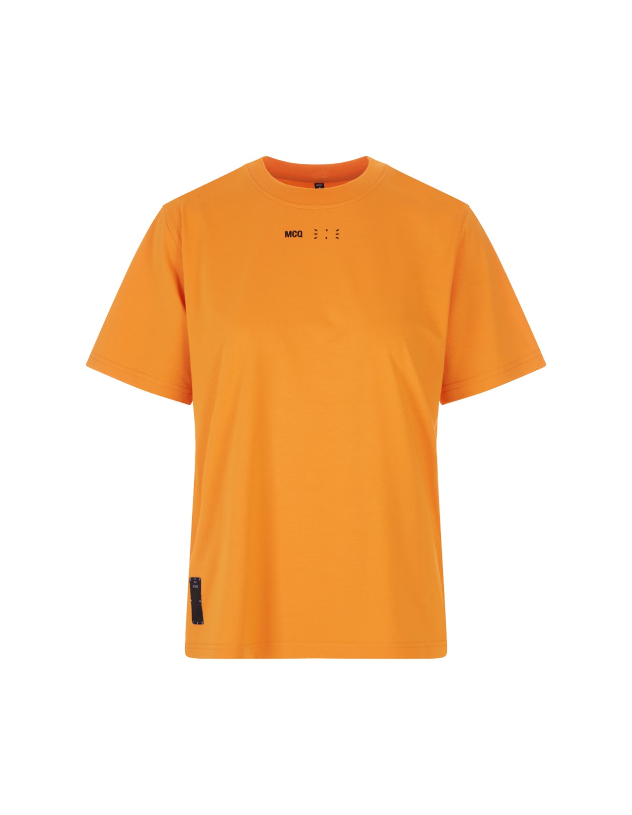 McQ Alexander McQueen Woman Orange T-shirt With Logo