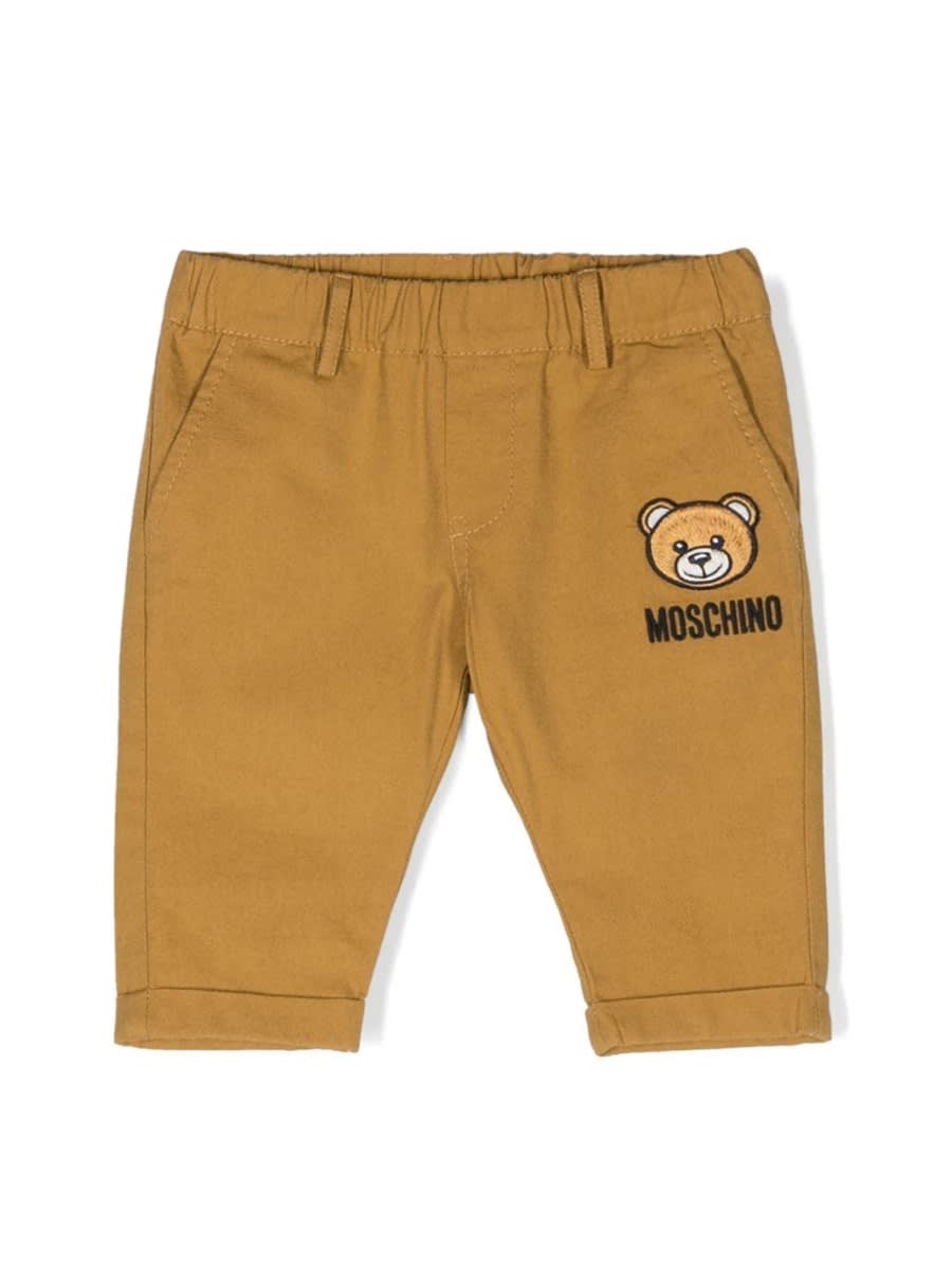 Shop Moschino Trousers In Multicolour