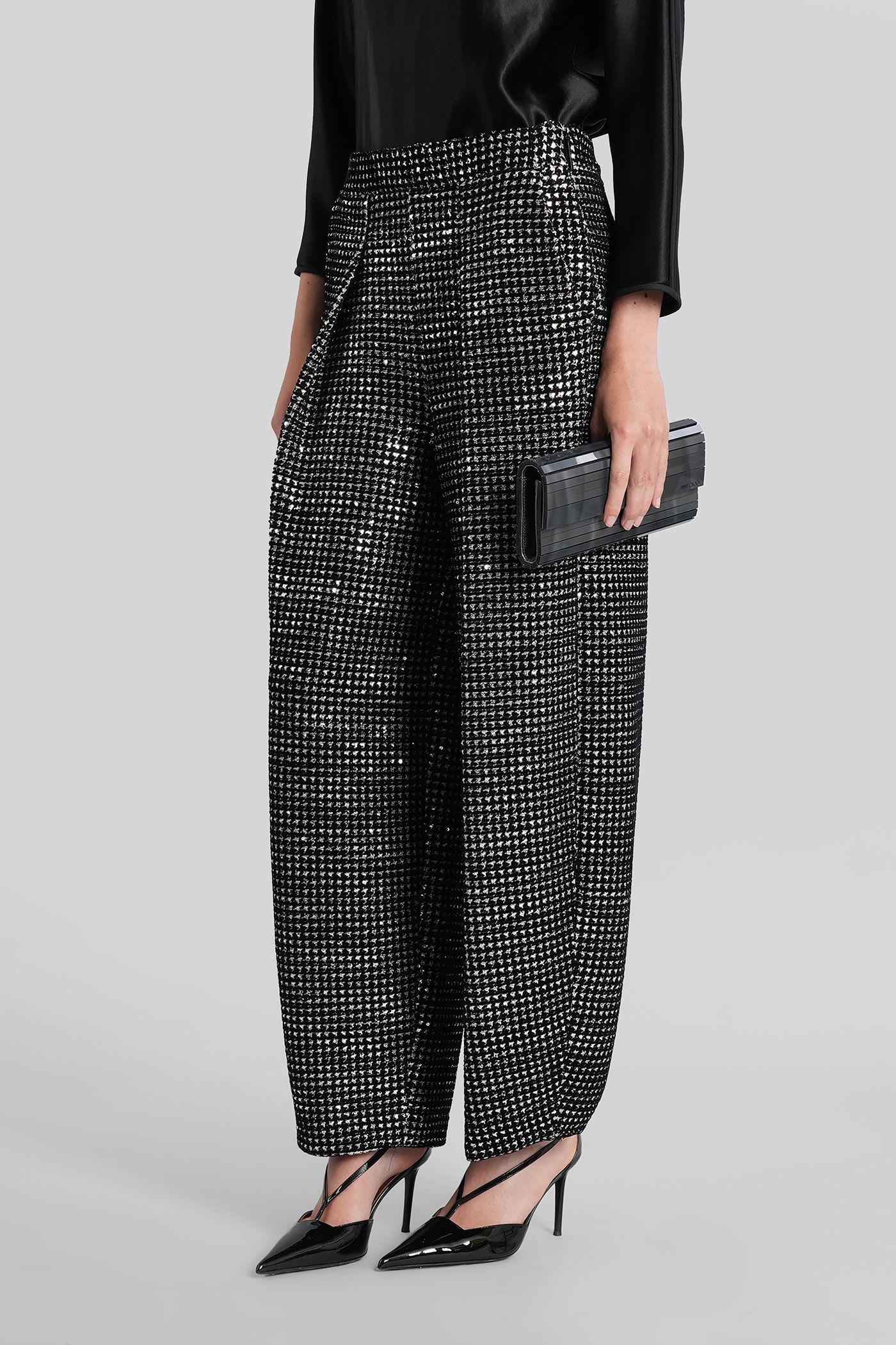 Giorgio Armani Pants In Black Polyester In Black