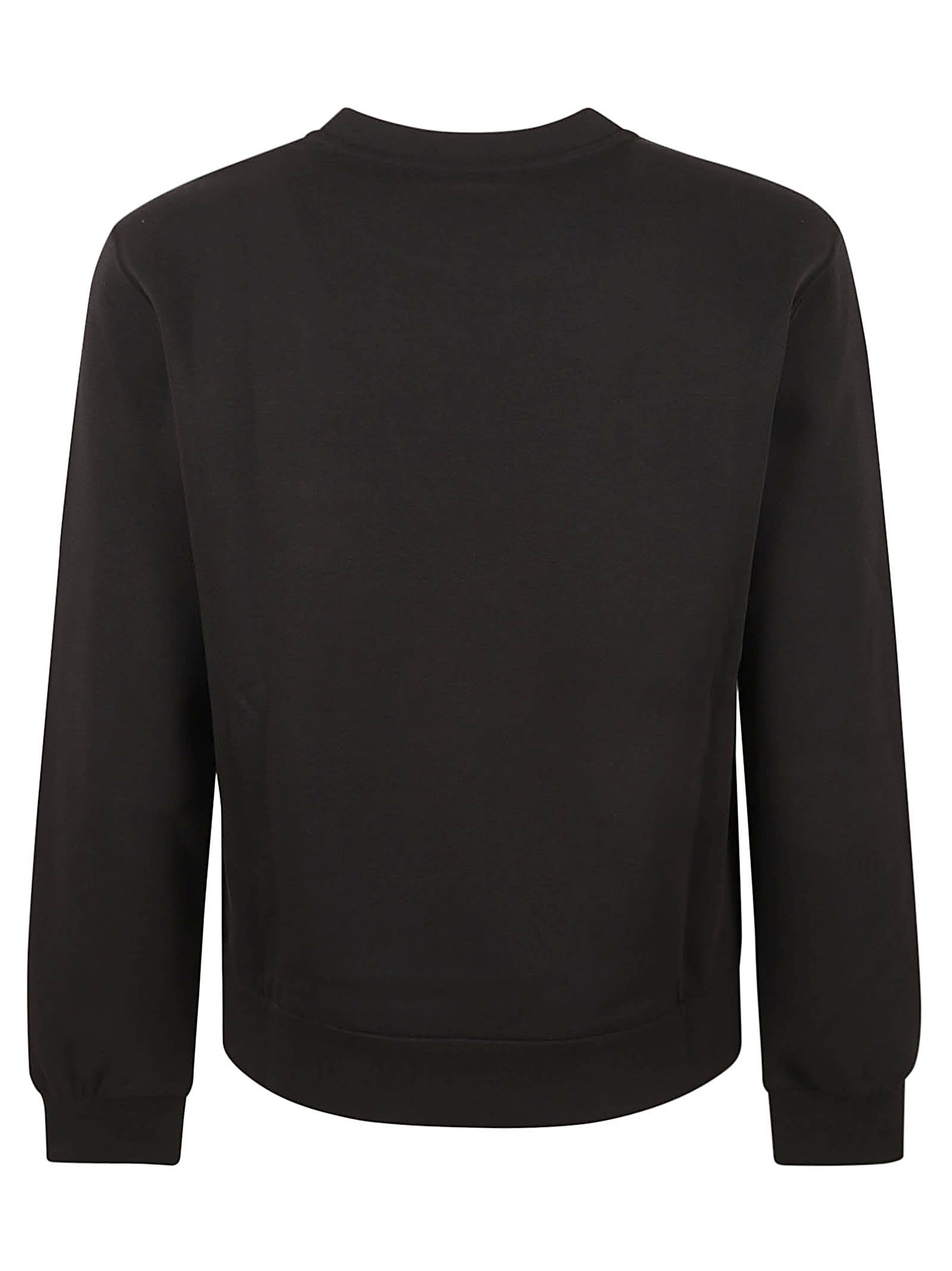 Shop Dolce & Gabbana Crown Bee Embroidered Sweatshirt In Black