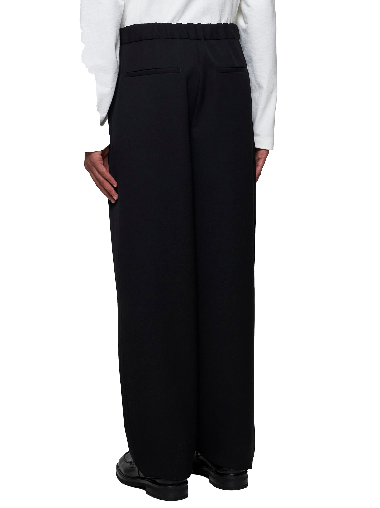 Shop Jil Sander Pants In Black