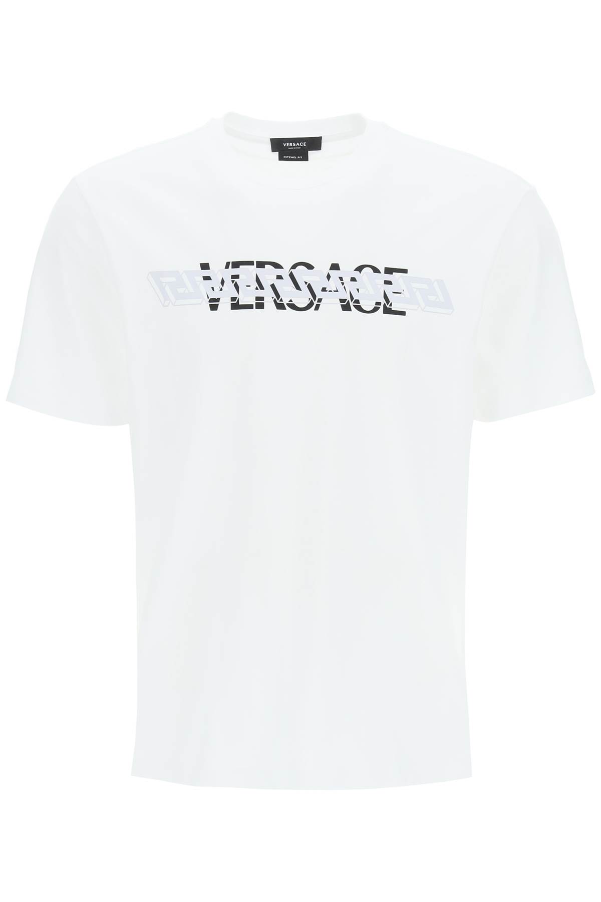 Versace Mitchel Fit T-shirt With Greca And Logo