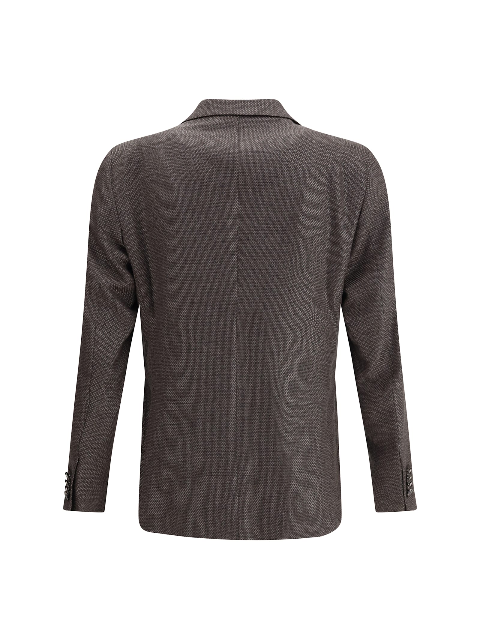 Tagliatore Double-breasted Patch-pocket Blazer In Gray