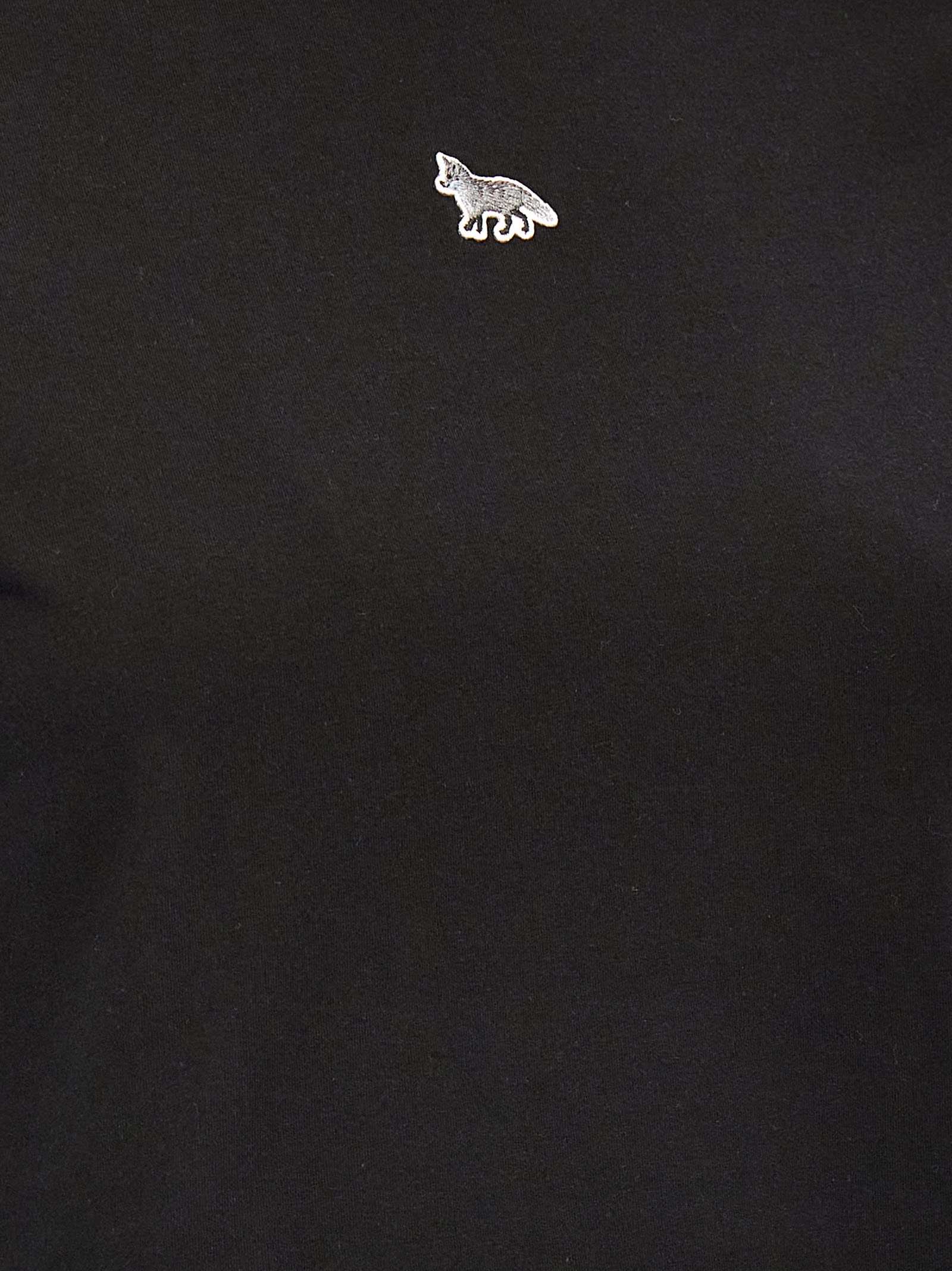 Shop Maison Kitsuné Baby Fox T-shirt In Black