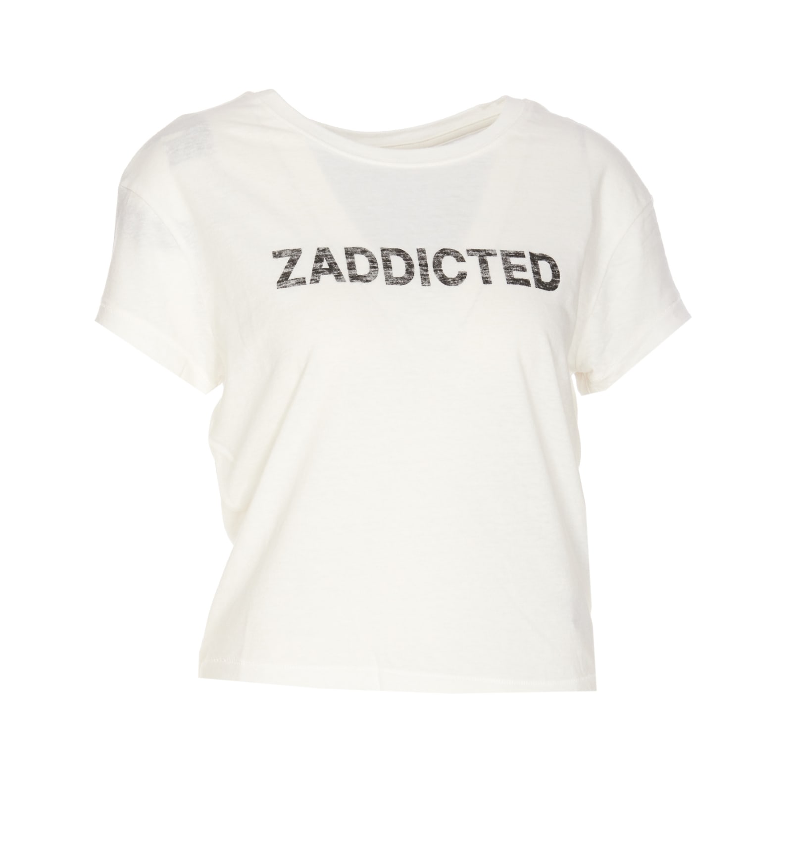 Shop Zadig &amp; Voltaire Charlotte Zaddicted T-shirt In White