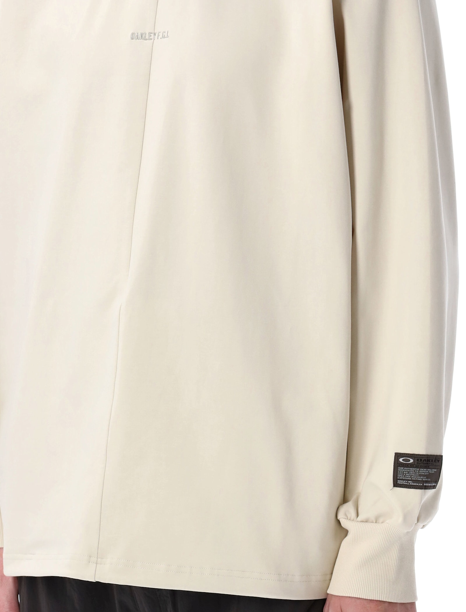 Oakley Off White Slick Sweatshirt In S Mist