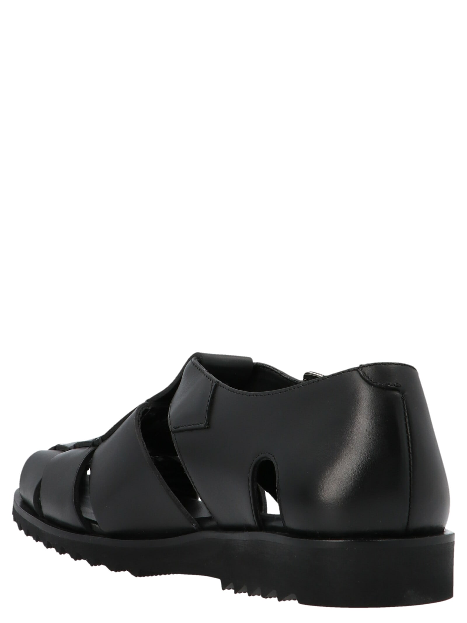 Shop Paraboot Pacific Sandals In Black