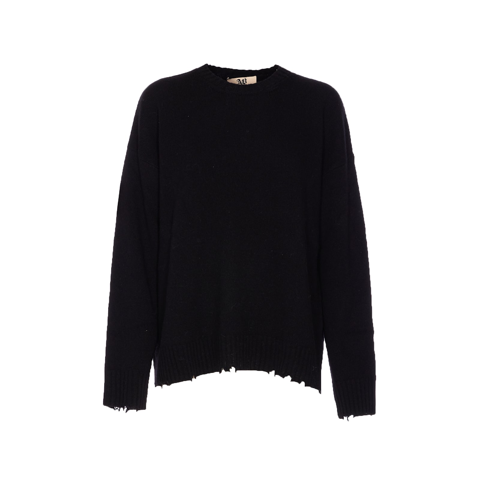 Aniye By Viven Round Neck Sweater In Black