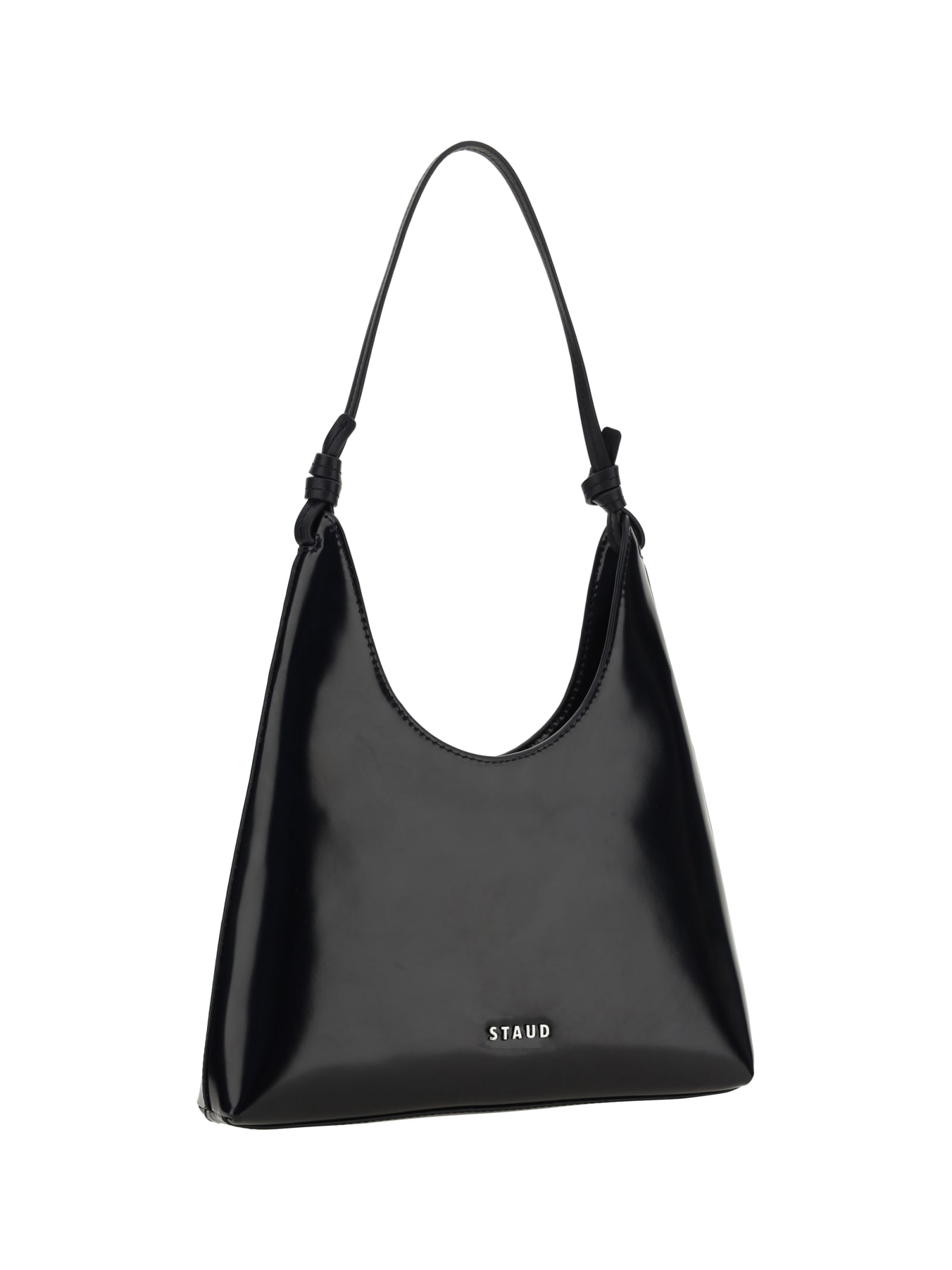 Shop Staud Winona Shoulder Bag In Blk Black