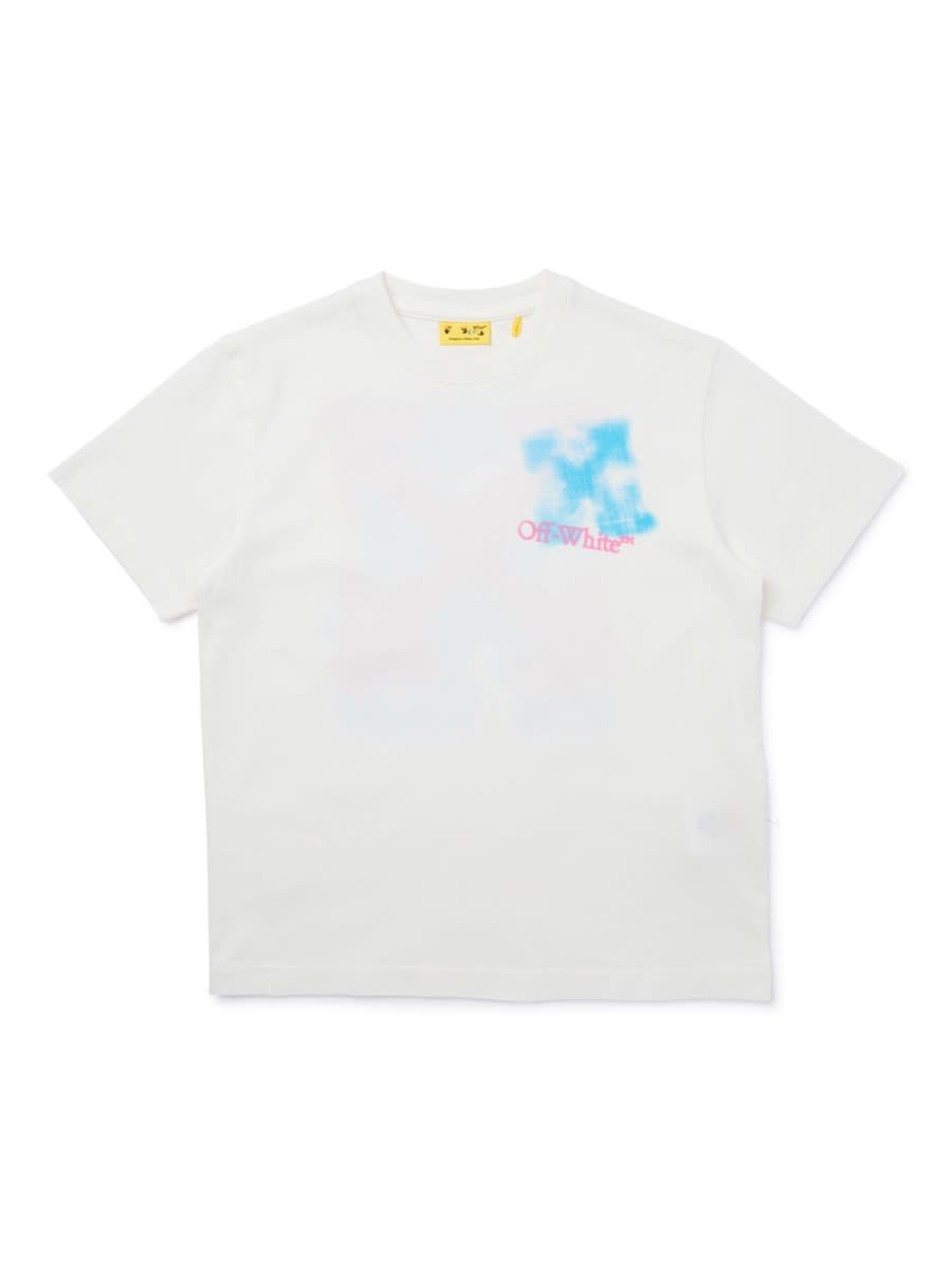 Off-white Spray Logo T-shirt In White