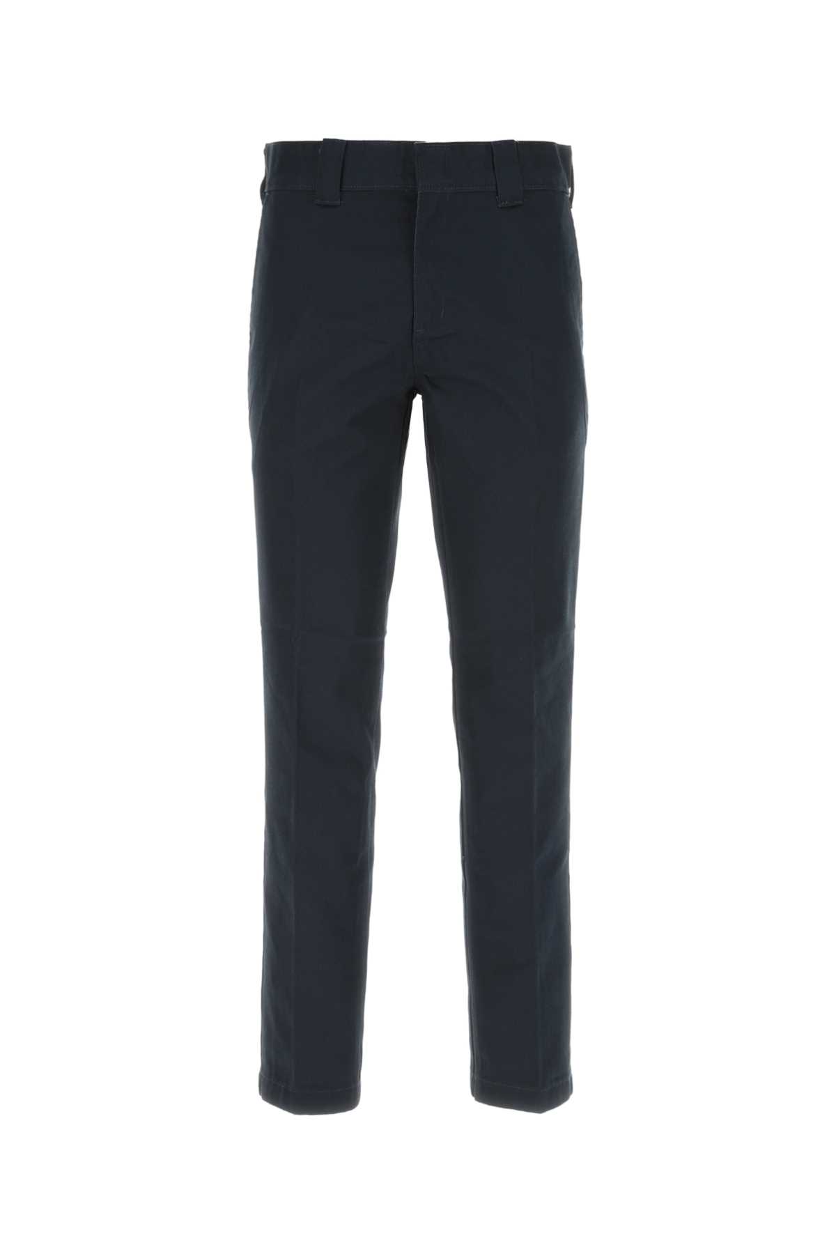 Midnight Blue Polyester Blend Pant