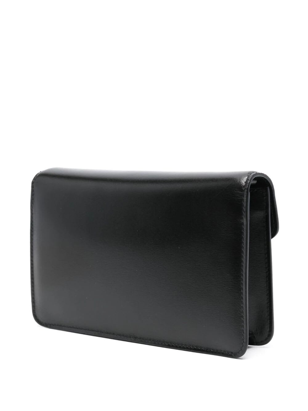 Shop Tom Ford Box Palmellato Small Shoulder Bag In Black