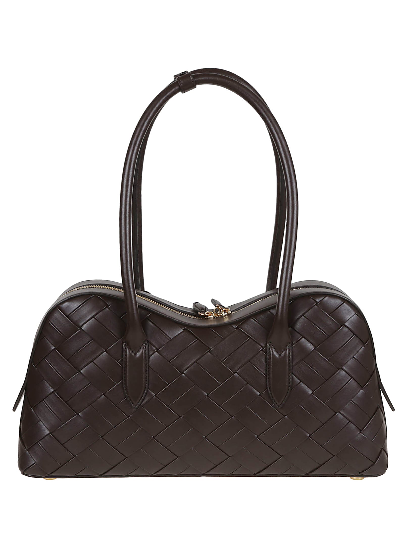 Stella Mccartney Tote Woven Alter Mat In Brown
