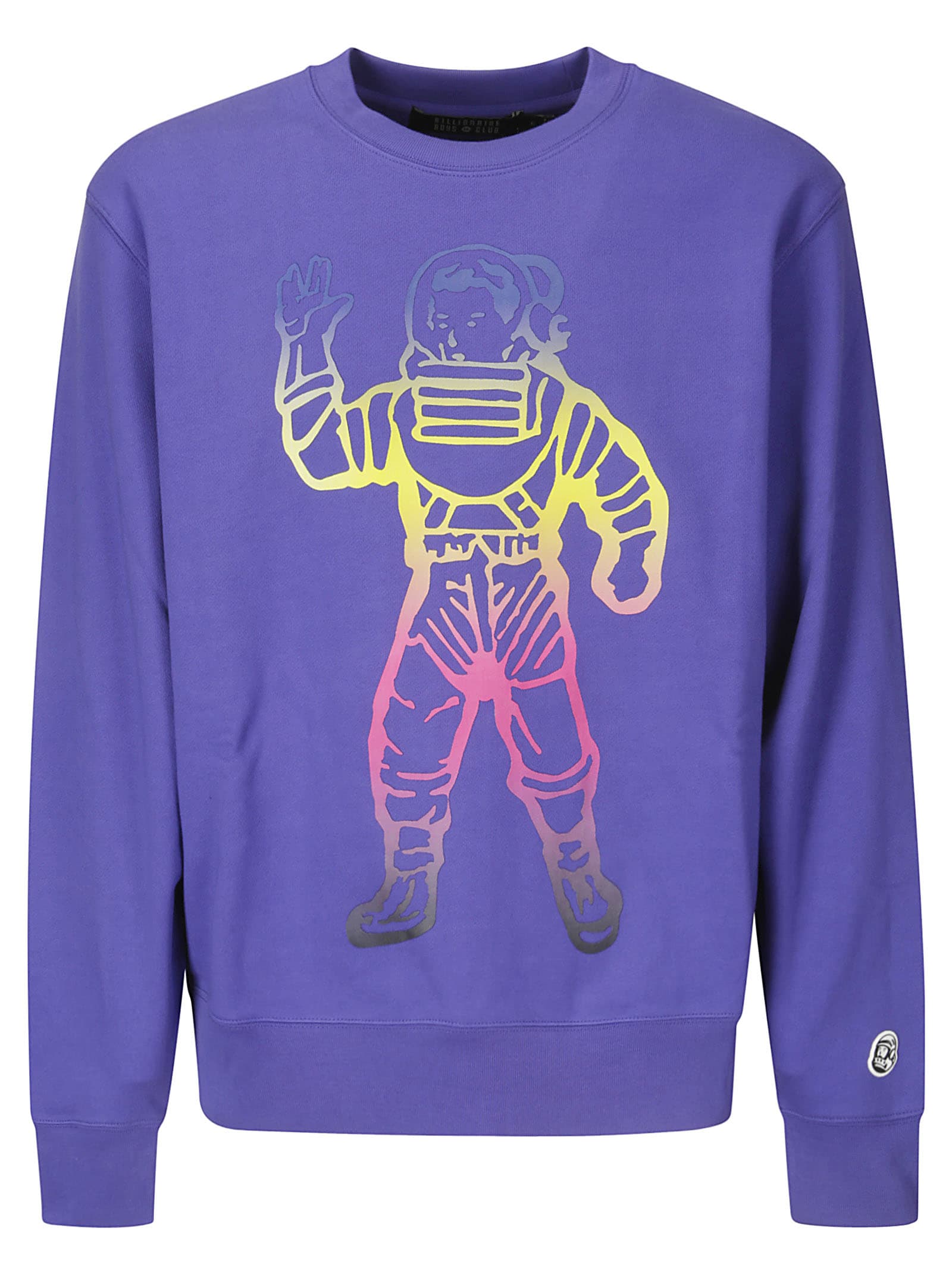 Shop Billionaire Boys Club Standing Astro Crewneck In Purple