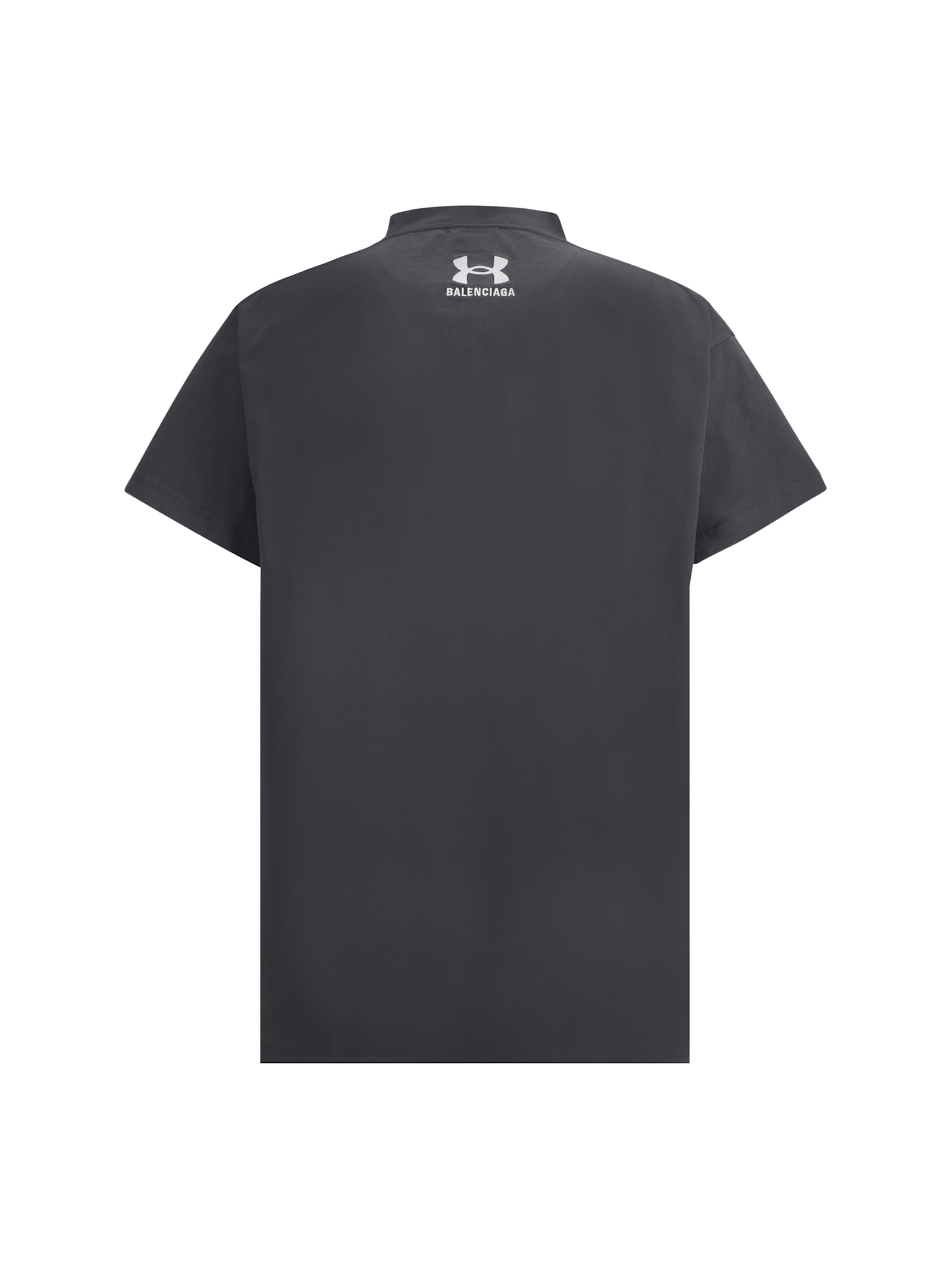 Balenciaga T-shirt In Washed Black/white