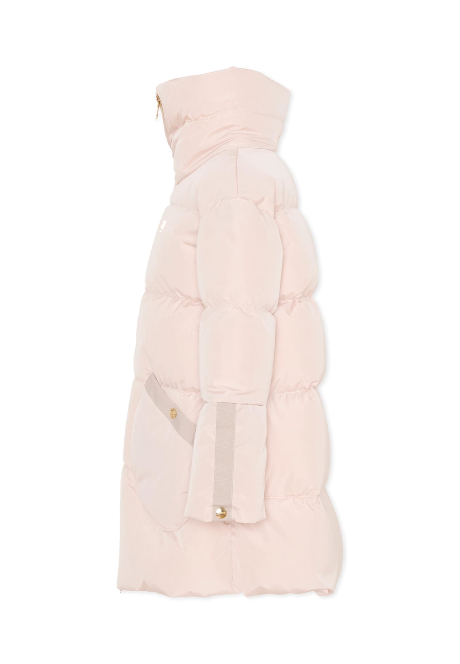 Herno A-shape Jacket In Taffeta In Animal Print