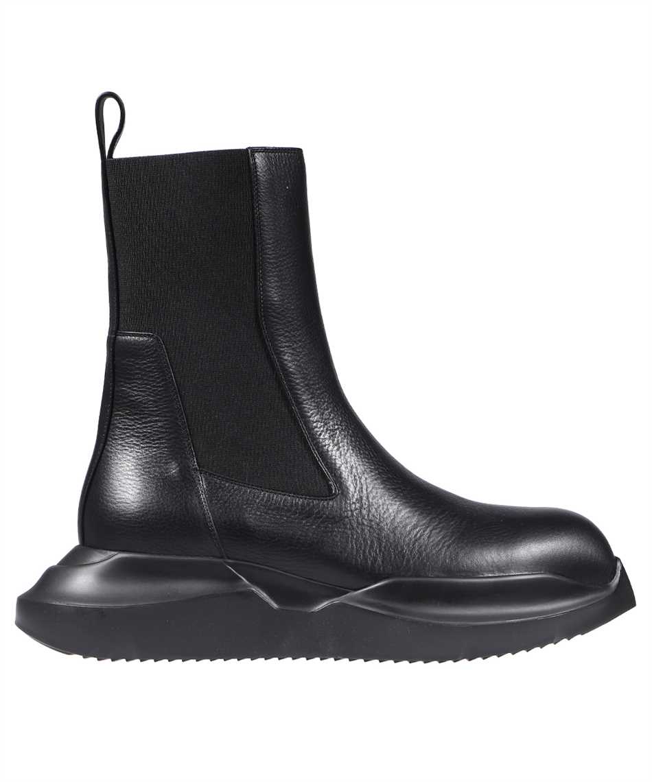 Rick Owens Leather Chelsea Boots