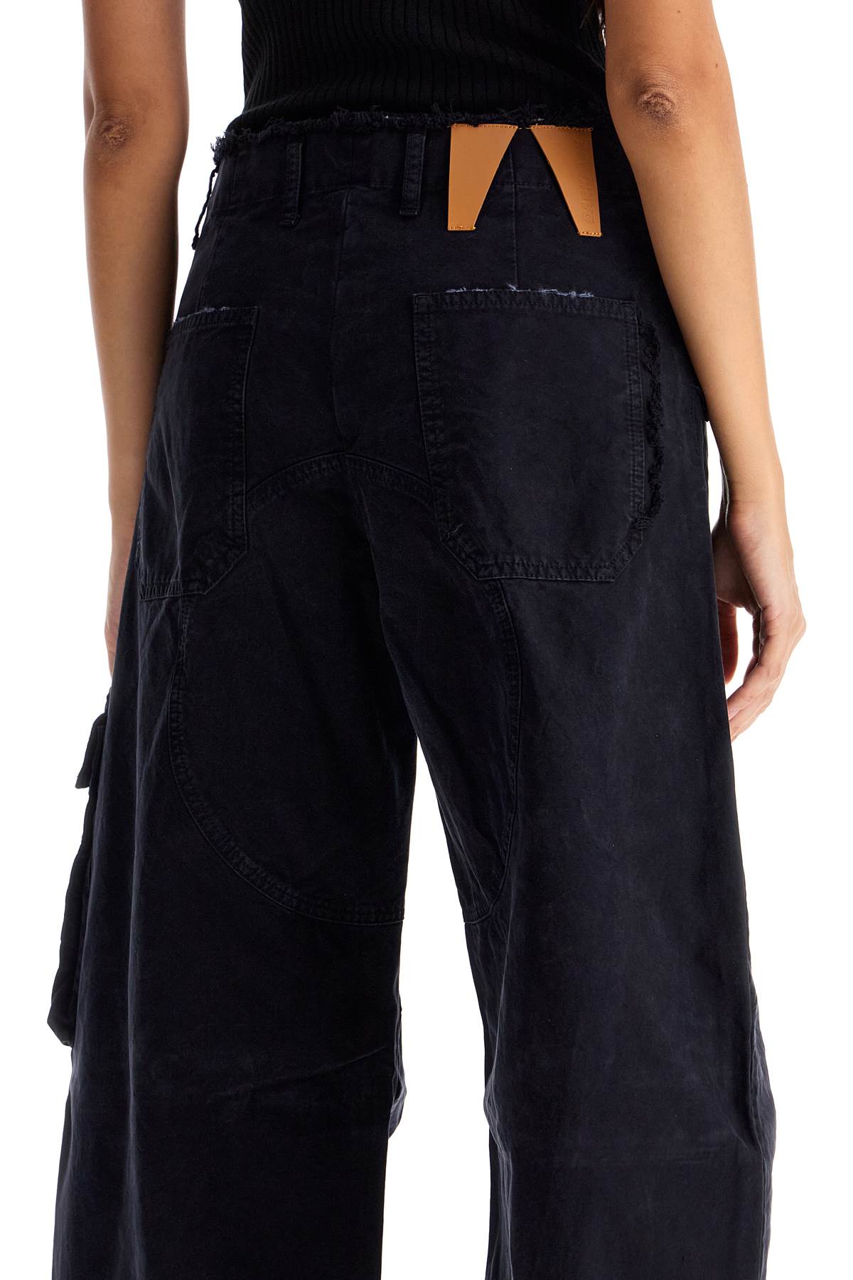 Shop Darkpark Rosalind Cargo Pants In Deep Blue (blue)