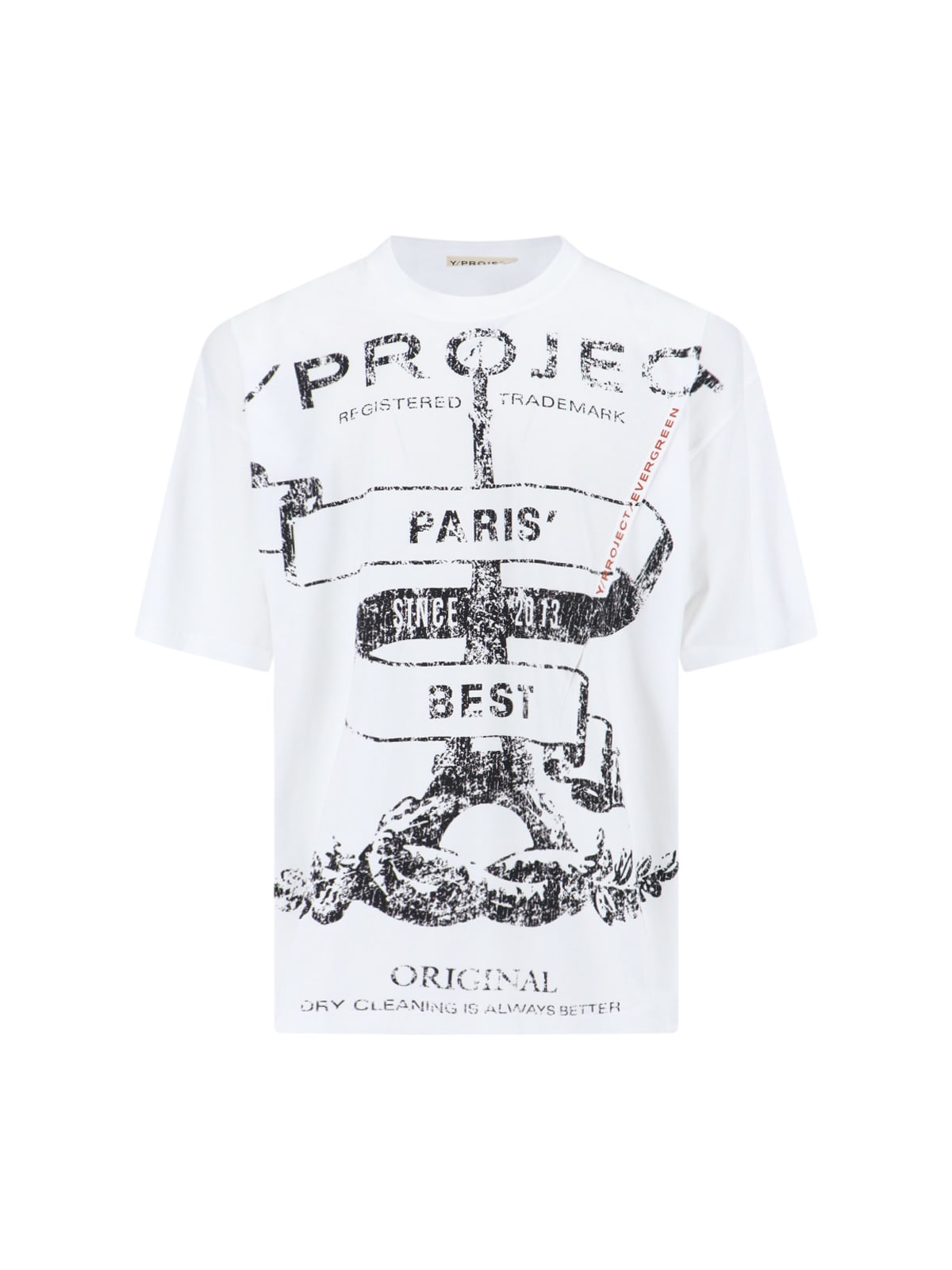 Shop Y/project Printed T-shirt In White
