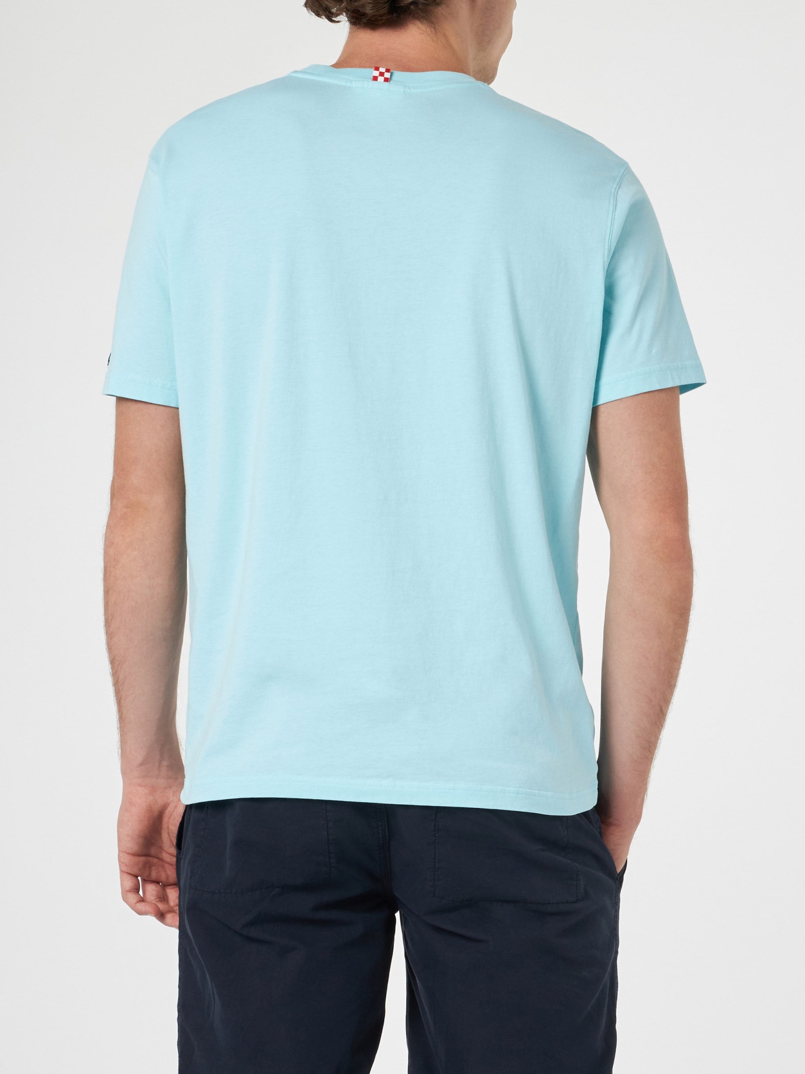 MC2 SAINT BARTH MAN T-SHIRT WITH PORTOFINO VESPA FRIEND PLACED PRINT VESPA SPECIAL EDITION