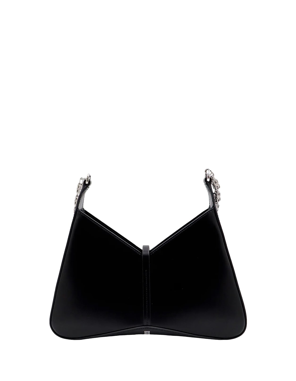 Shop Givenchy Black Cut-out Zipped Shoulder Bag