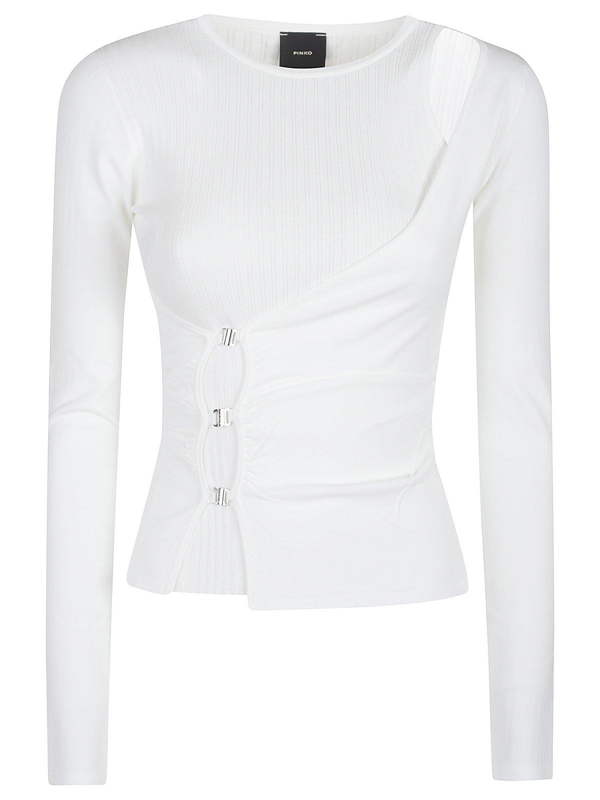 Round Neck Asymmetric Top