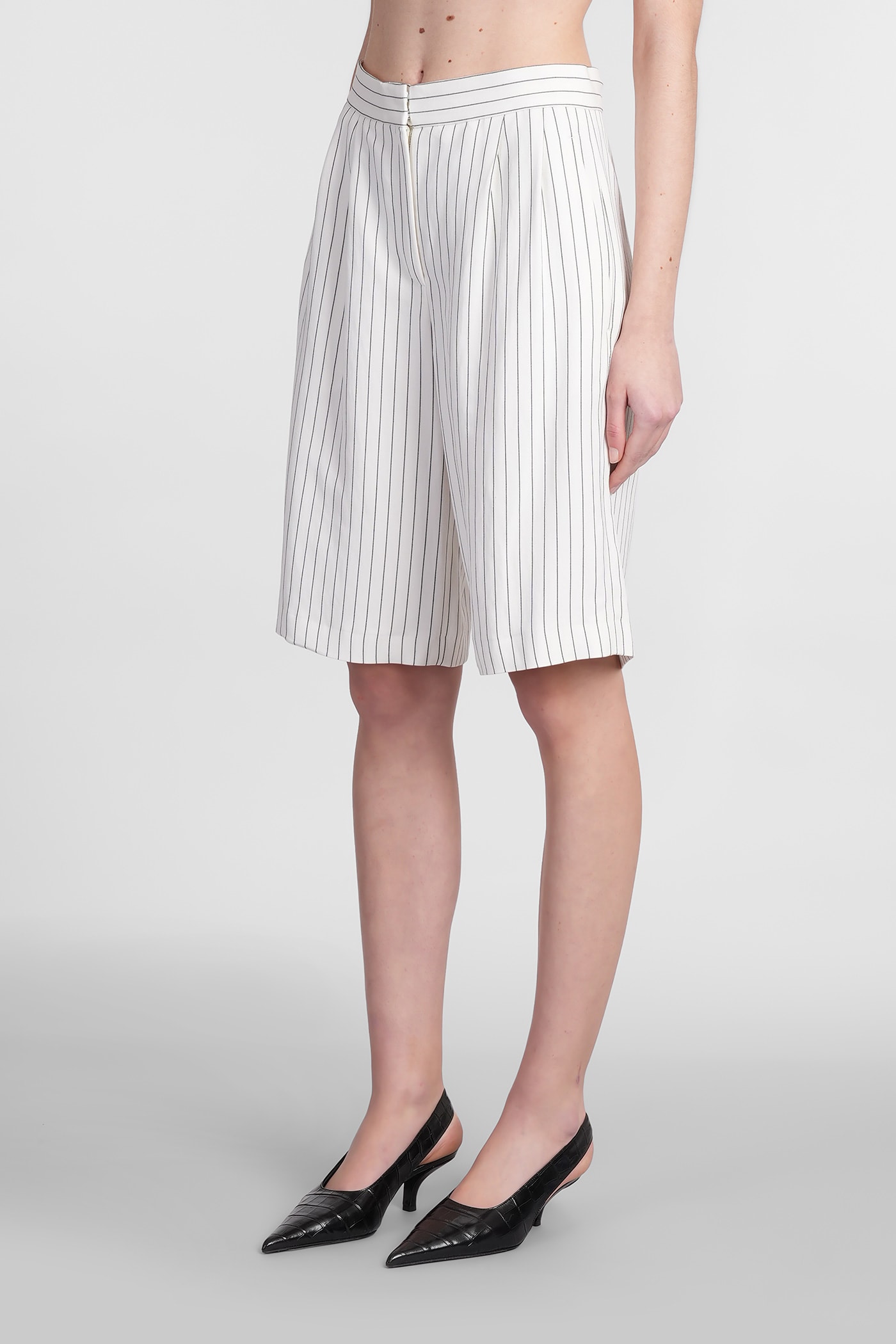 Loulou Studio Piera Pants In White Viscose In White