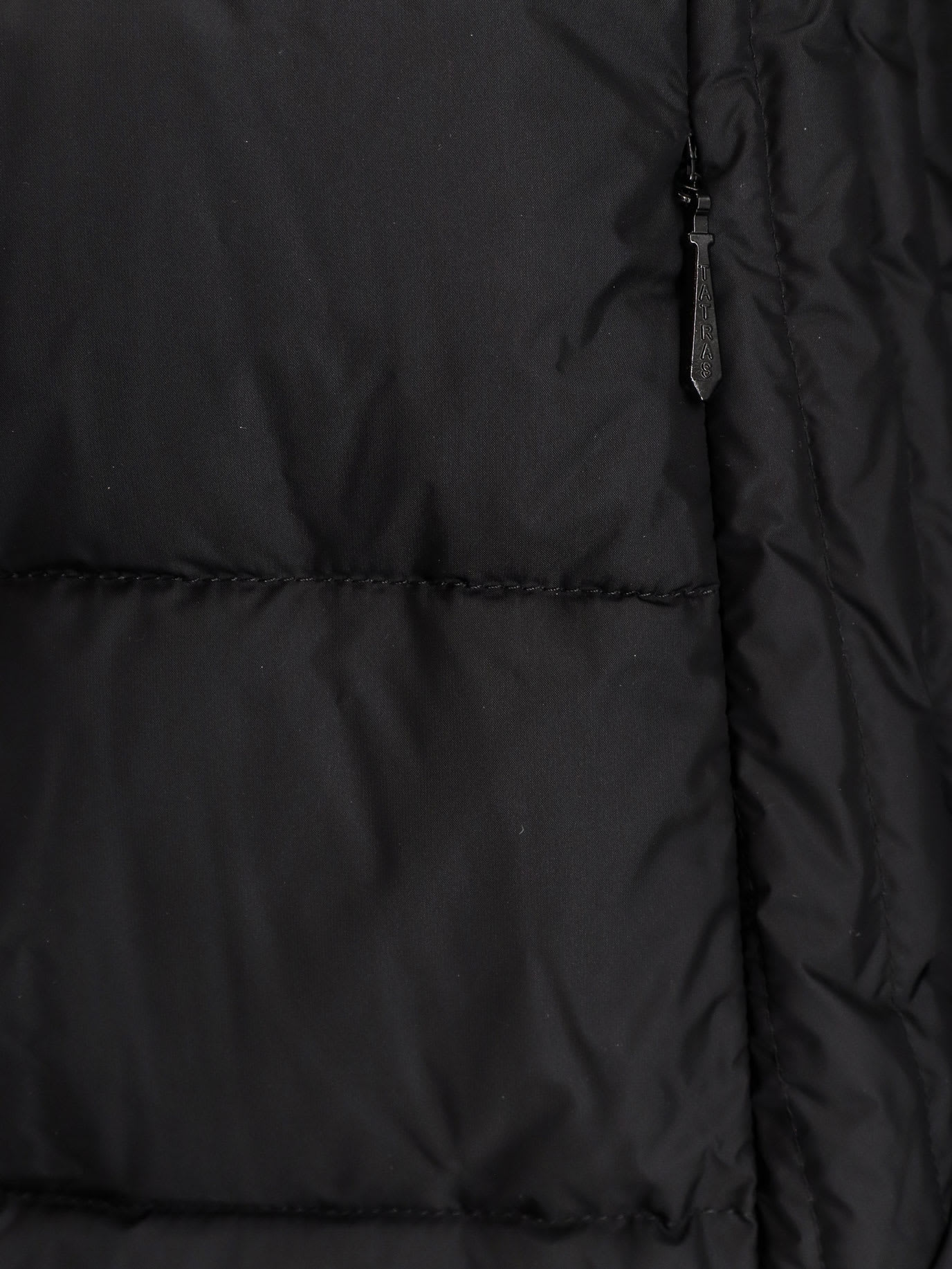 Tatras Long Nylon Down Jacket In Black