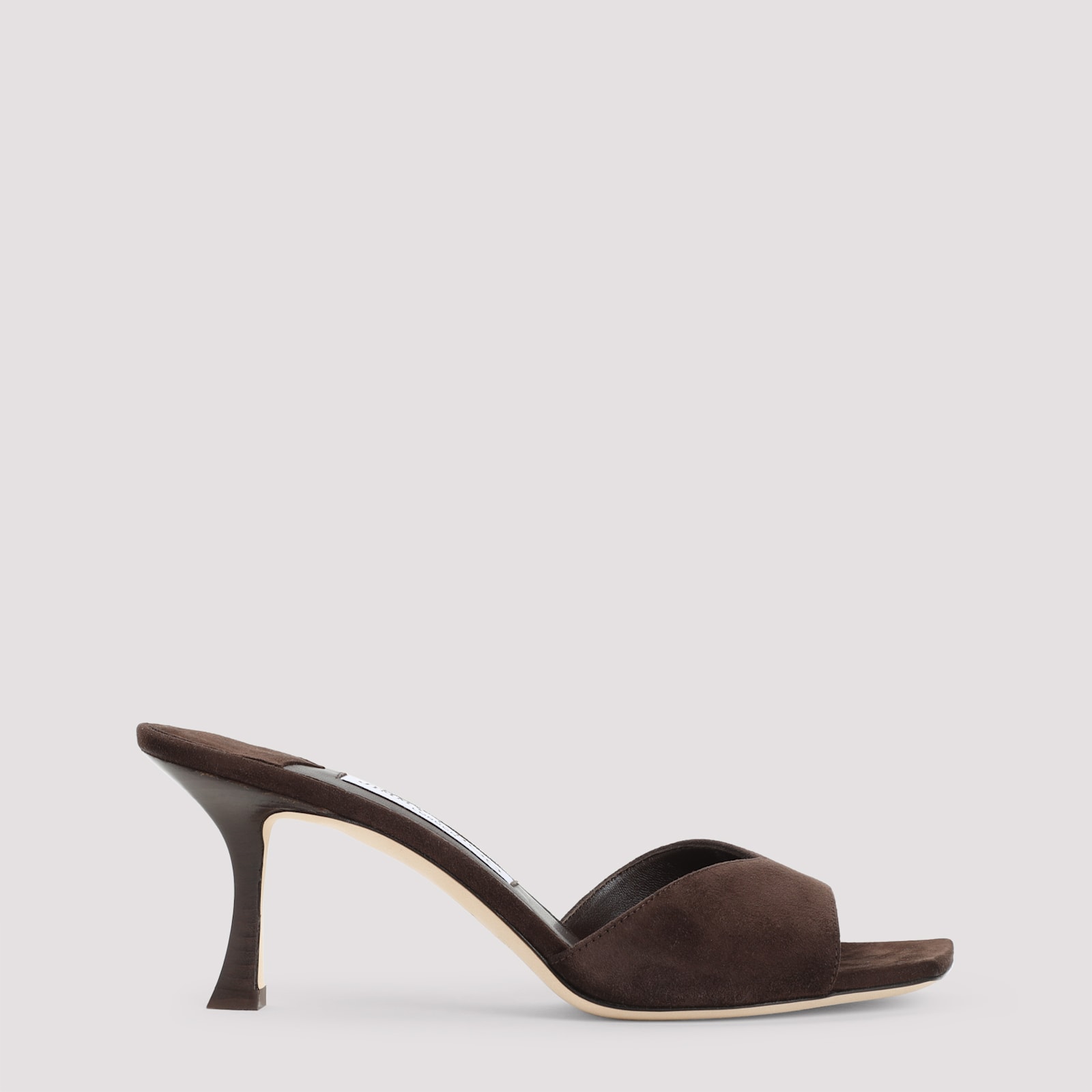 Jimmy Choo Skye 70 Suede Mules In Brown
