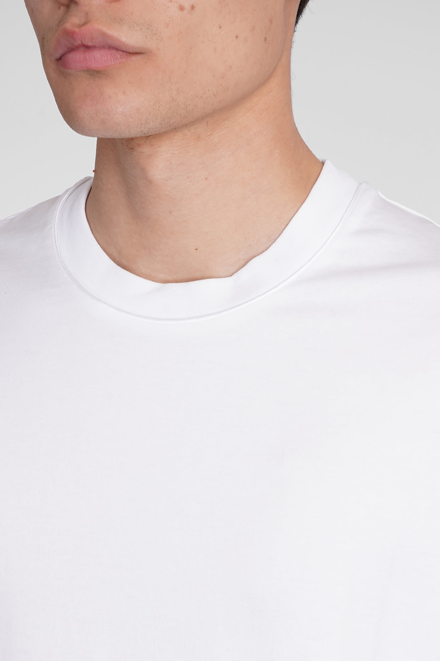 Shop Neil Barrett T-shirt In White Cotton