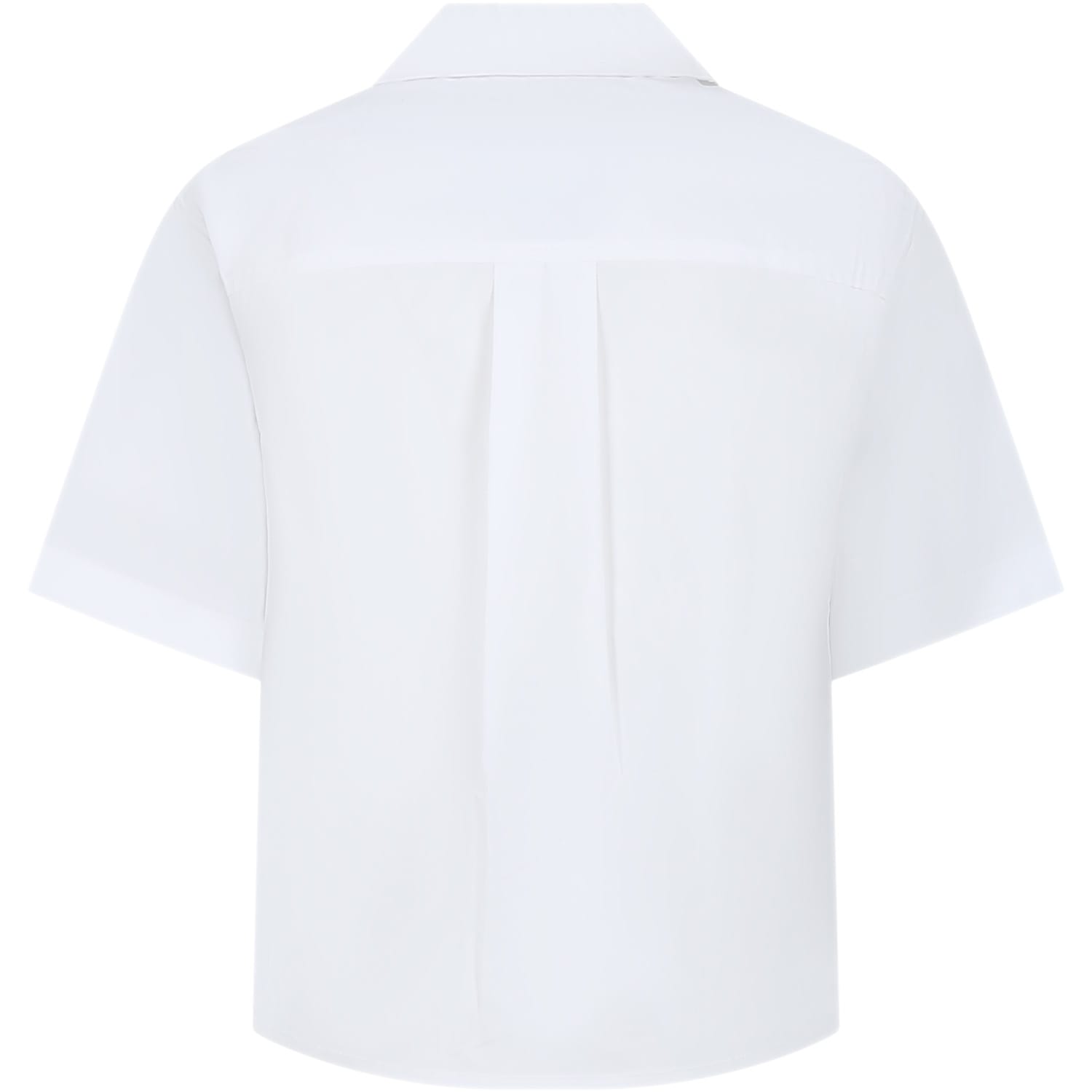 Shop Dsquared2 White Shirt For Boy With Logo