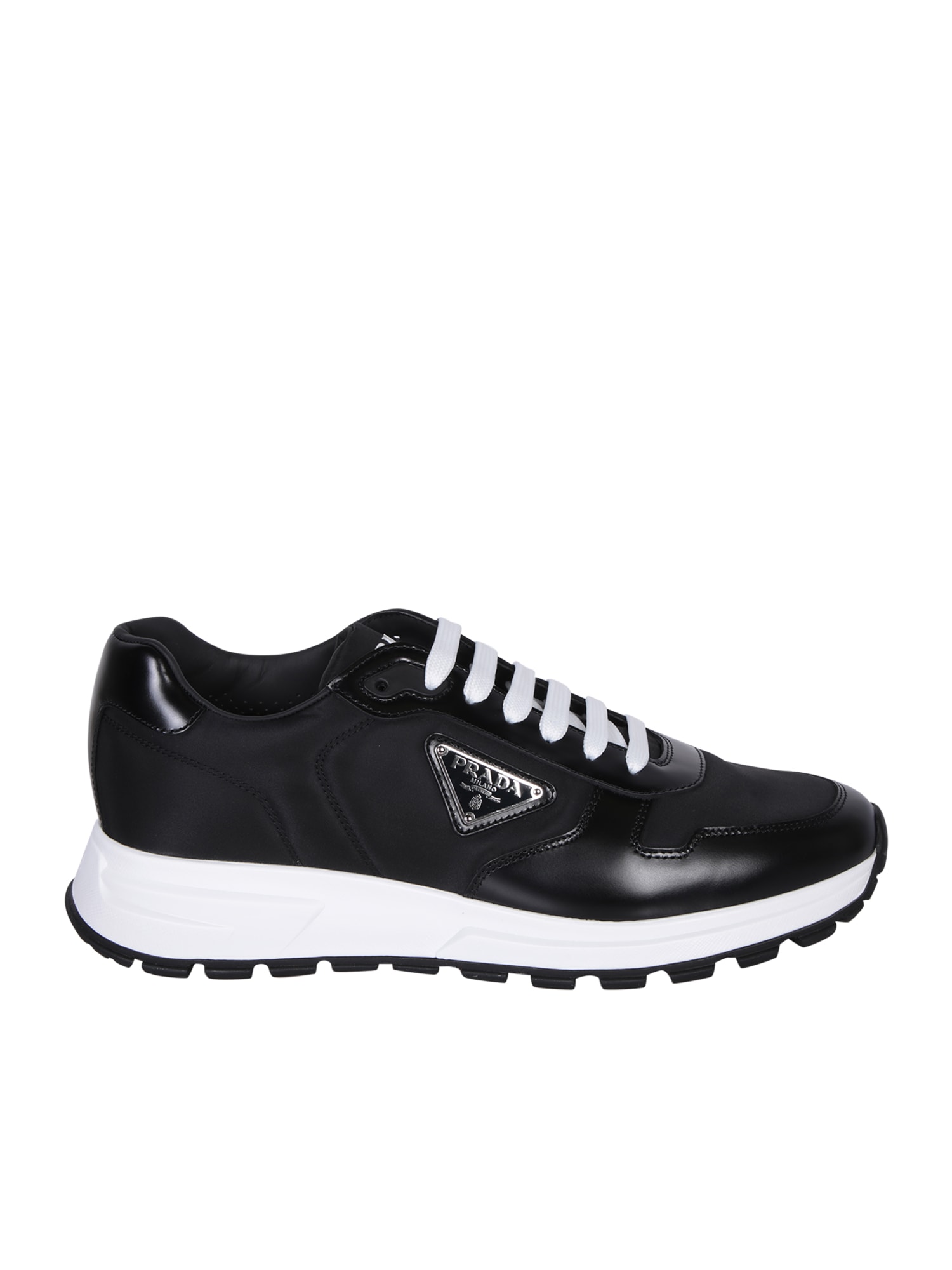 Prada Prax 01 Re-nylon Sneakers In Black