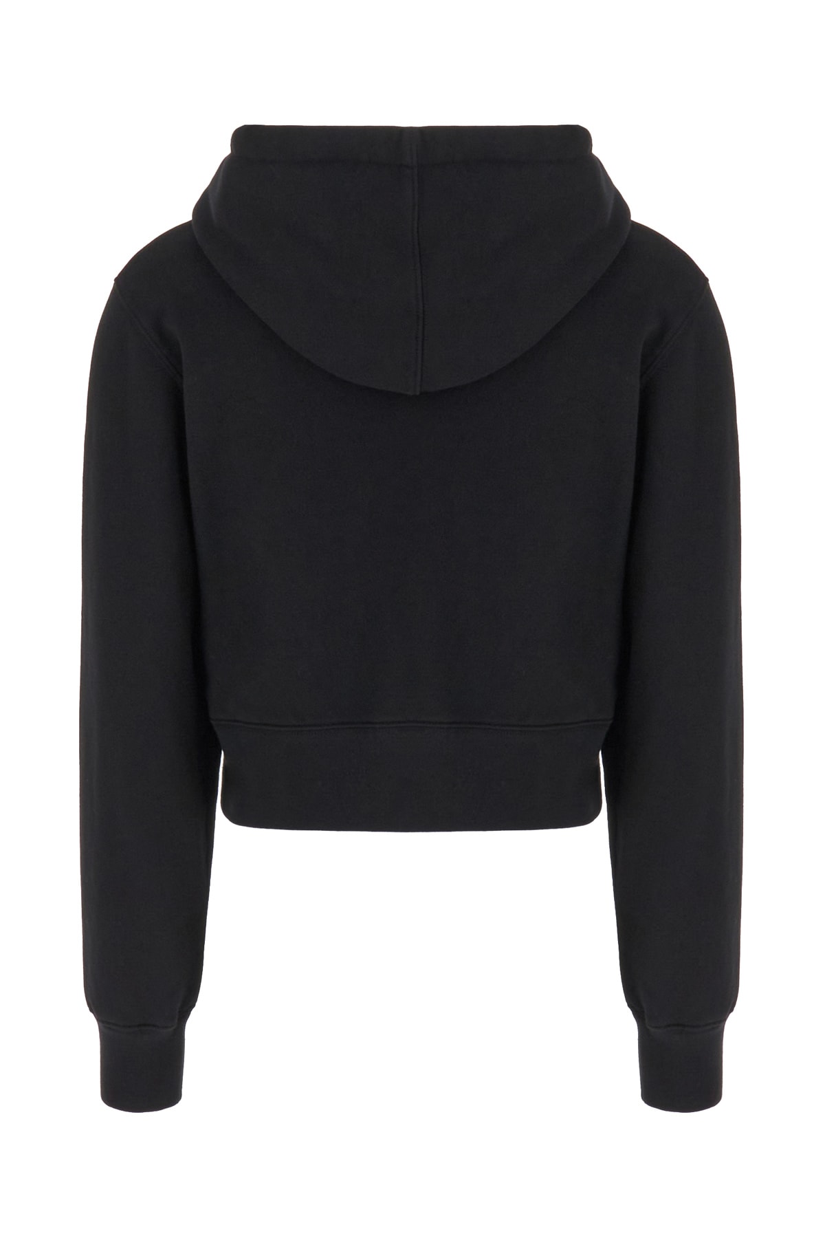 Shop Palm Angels Black Stretch Cotton Sweatshirt