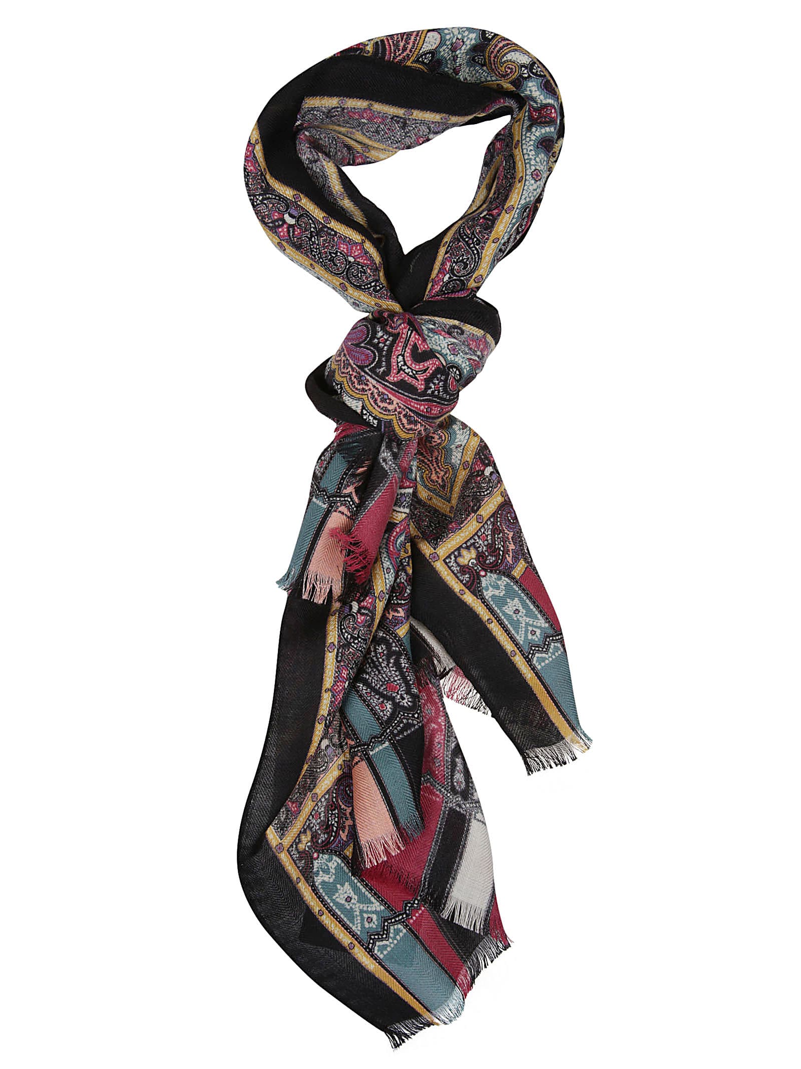 Shop Etro Tosca Scarf In Multicolor