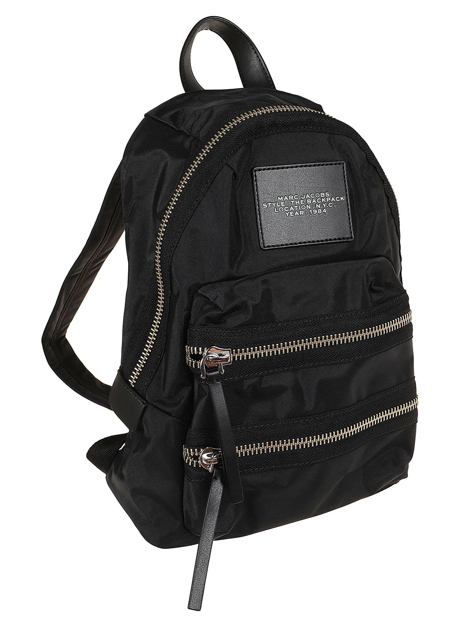 Shop Marc Jacobs The Medium Backpack In Black