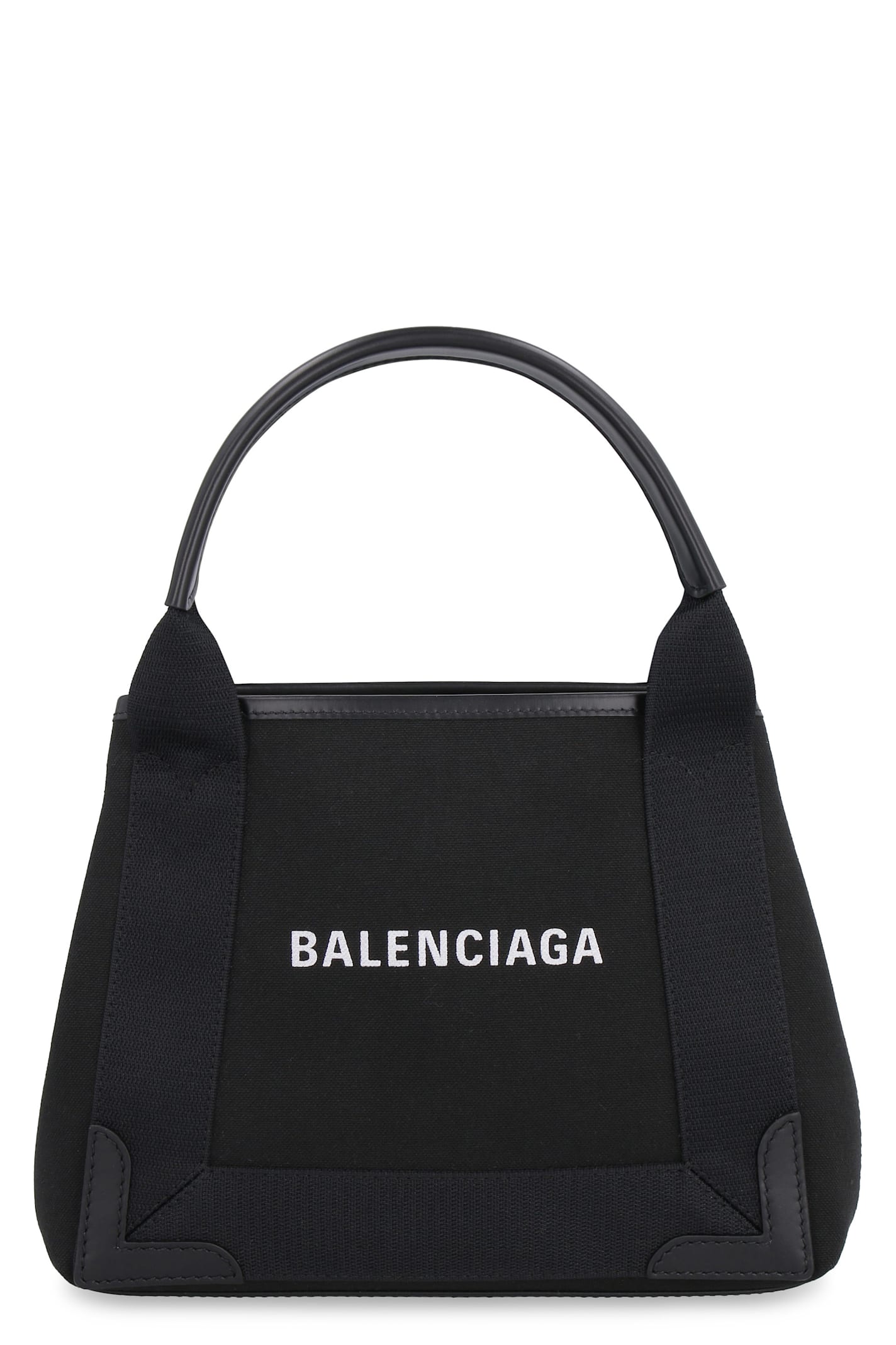 Shop Balenciaga Cabas Xs Canvas Tote Bag In Black