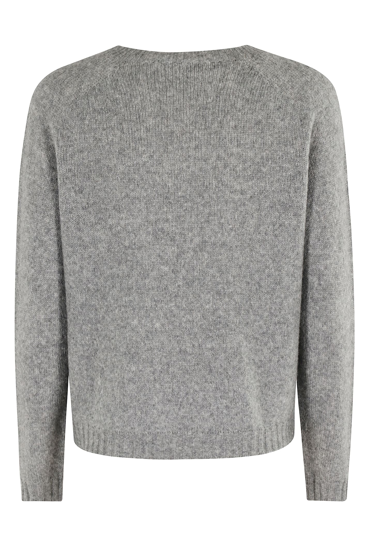 Roberto Collina Girocollo ml Comfy In Gray
