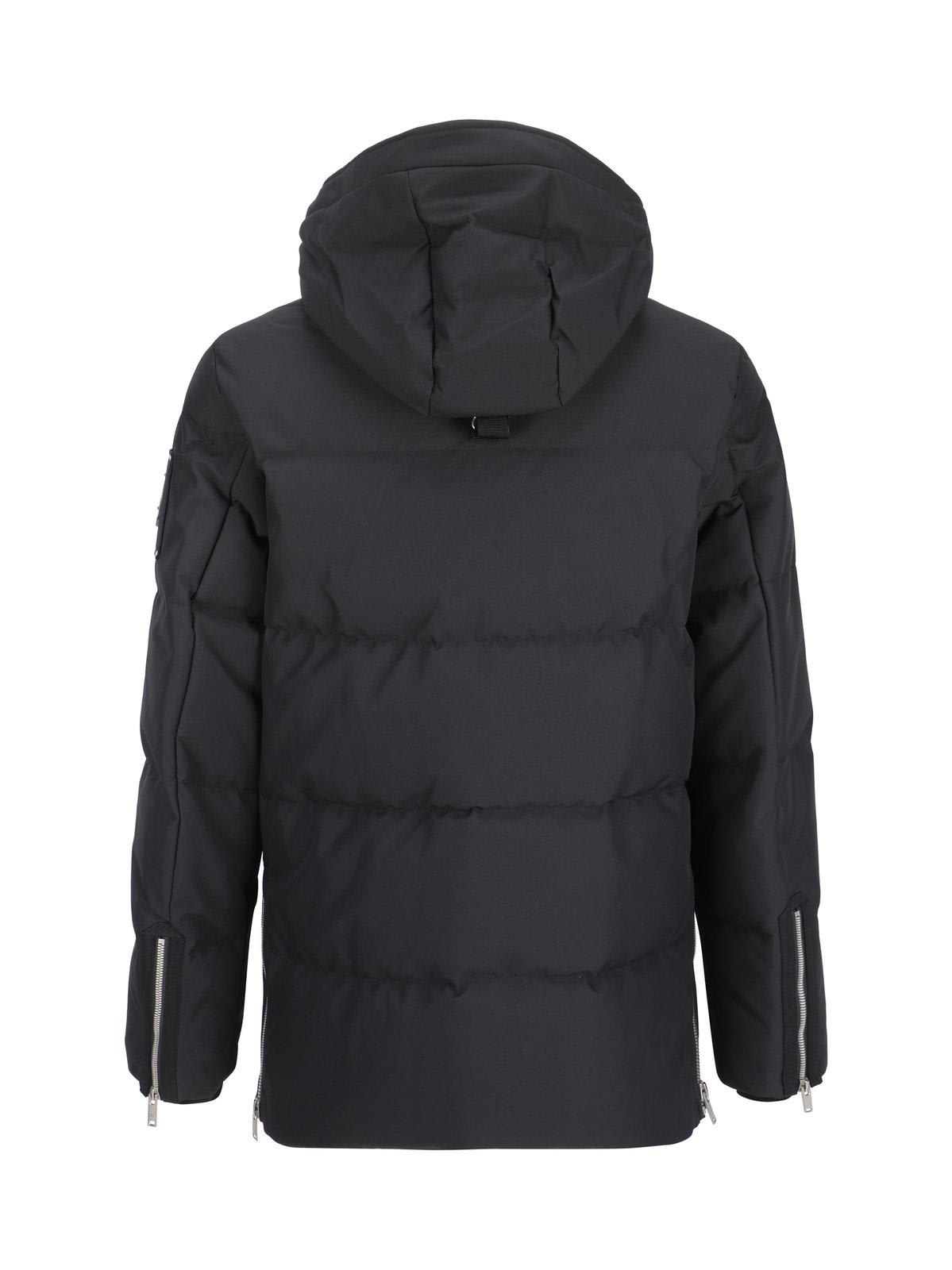 Shop Moose Knuckles Cloud Shearling 3q Jacket In Black